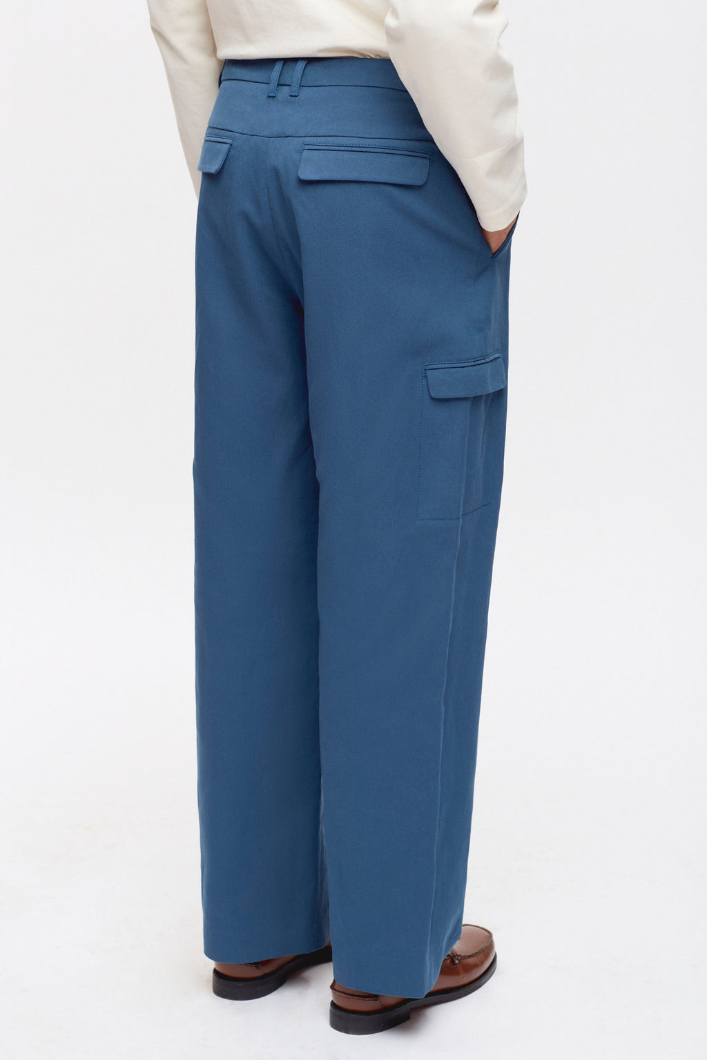 Men's Laureate Linen Trouser in Nile Blue
