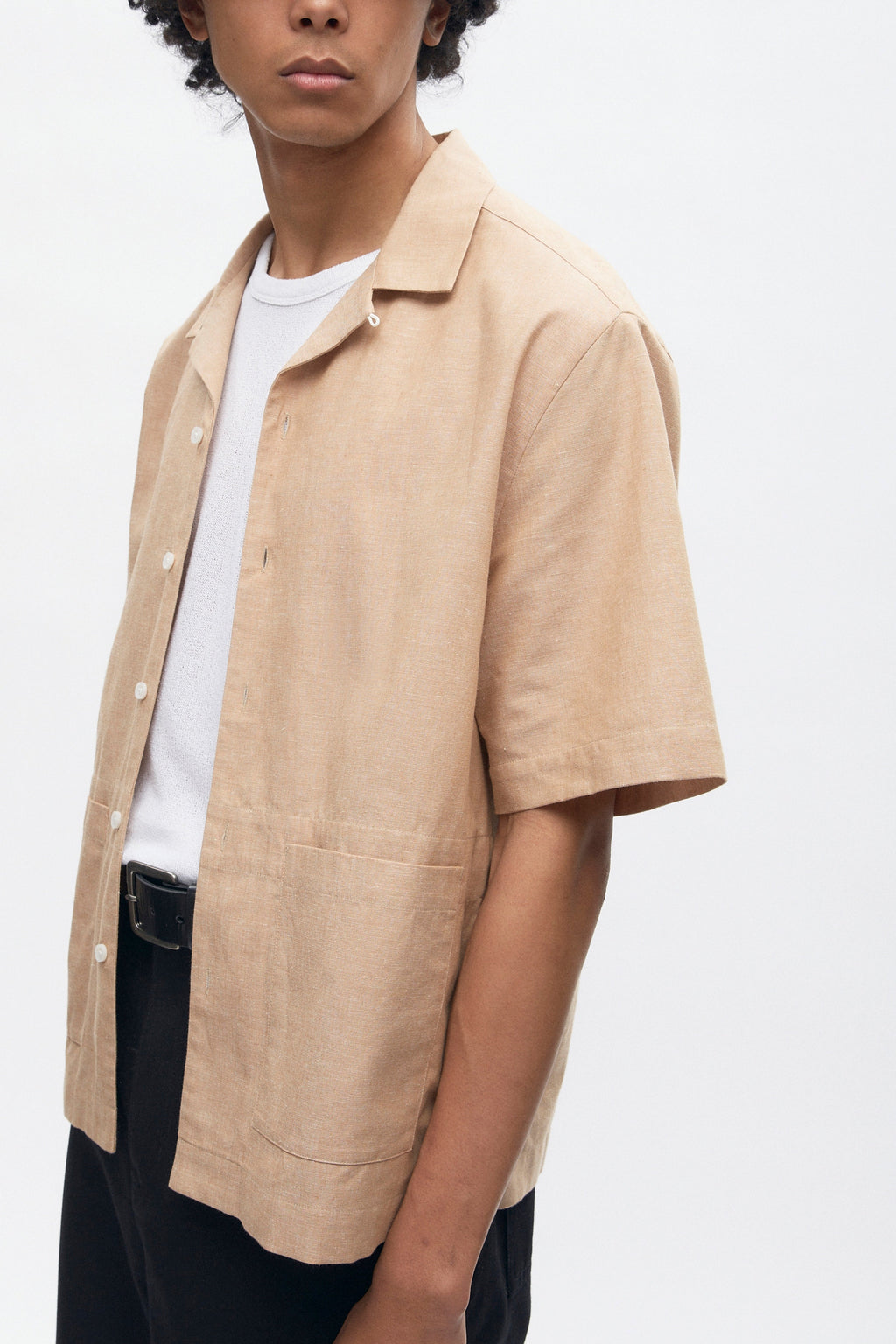 Men’s Linen Camp Shirt