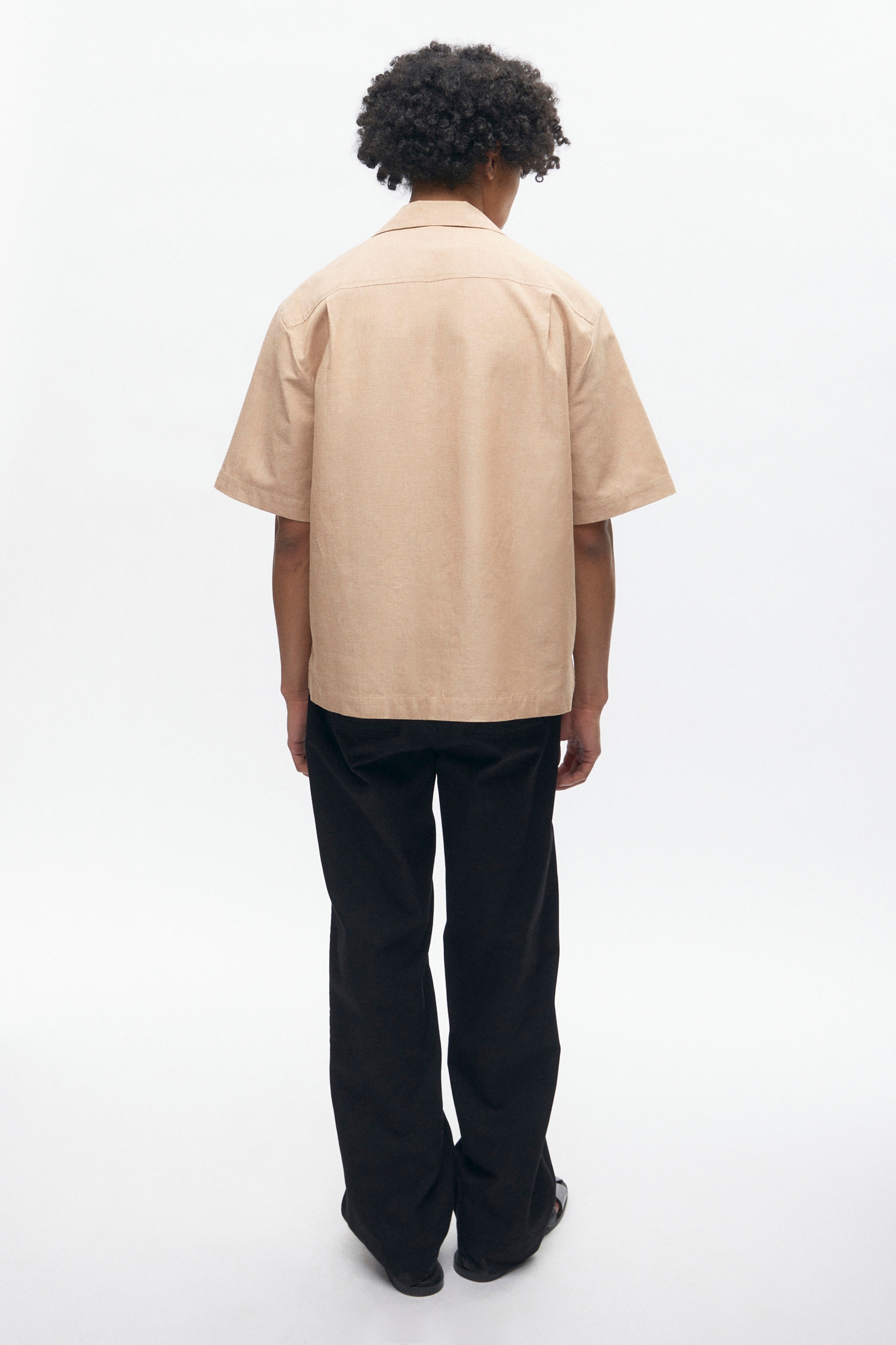 Men’s Linen Camp Shirt