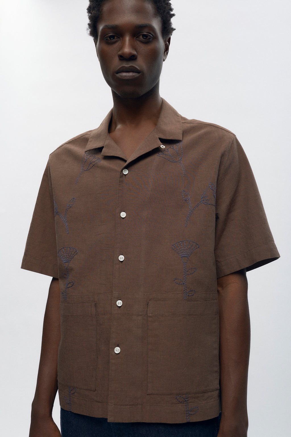 Men’s Linen Camp Shirt
