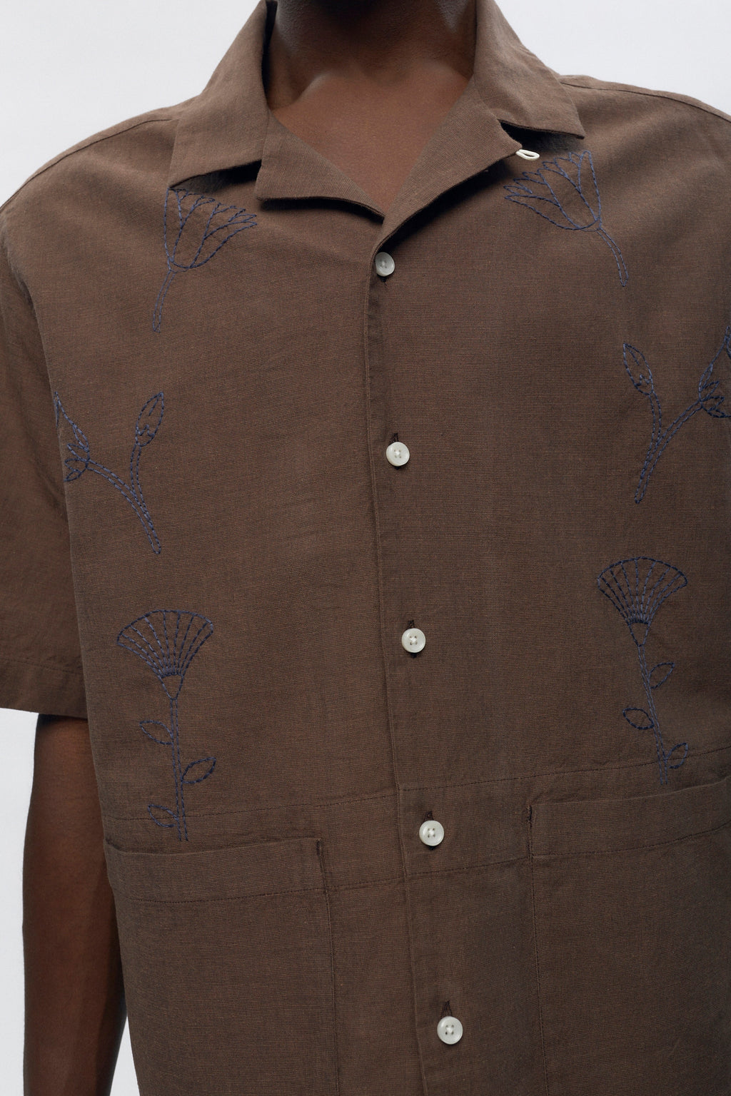 Men’s Linen Camp Shirt