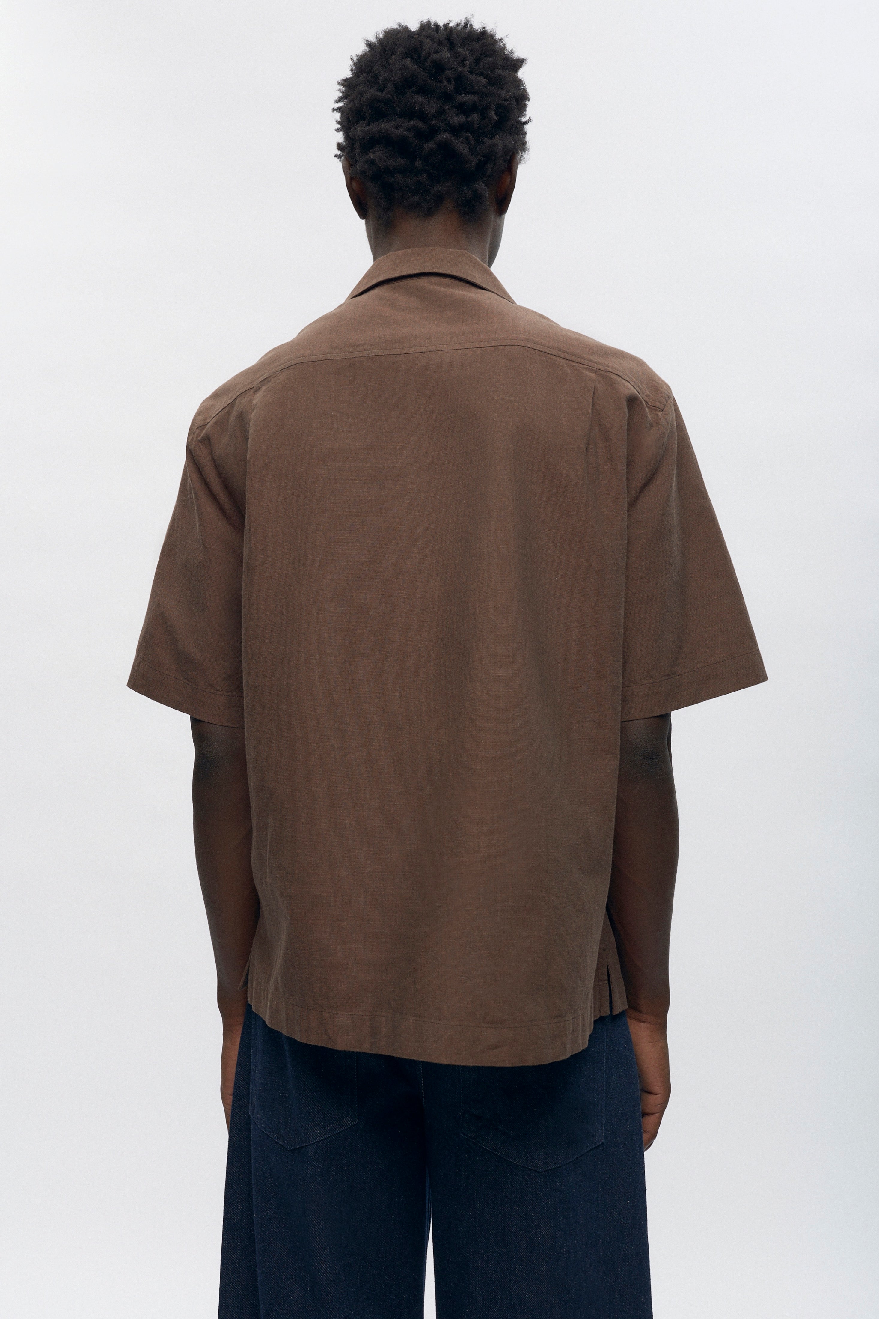 Men’s Linen Camp Shirt