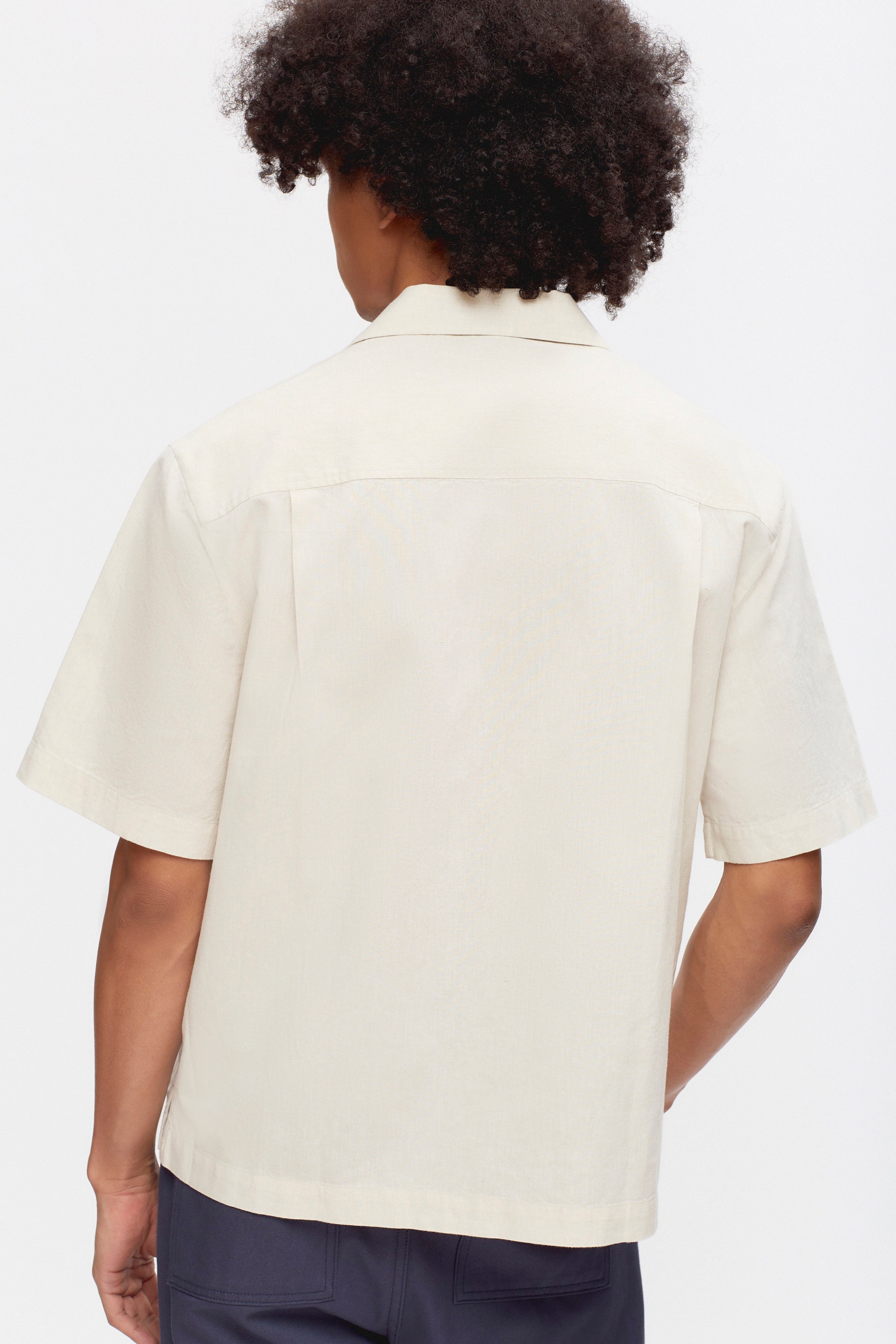 Men’s Linen Camp Shirt