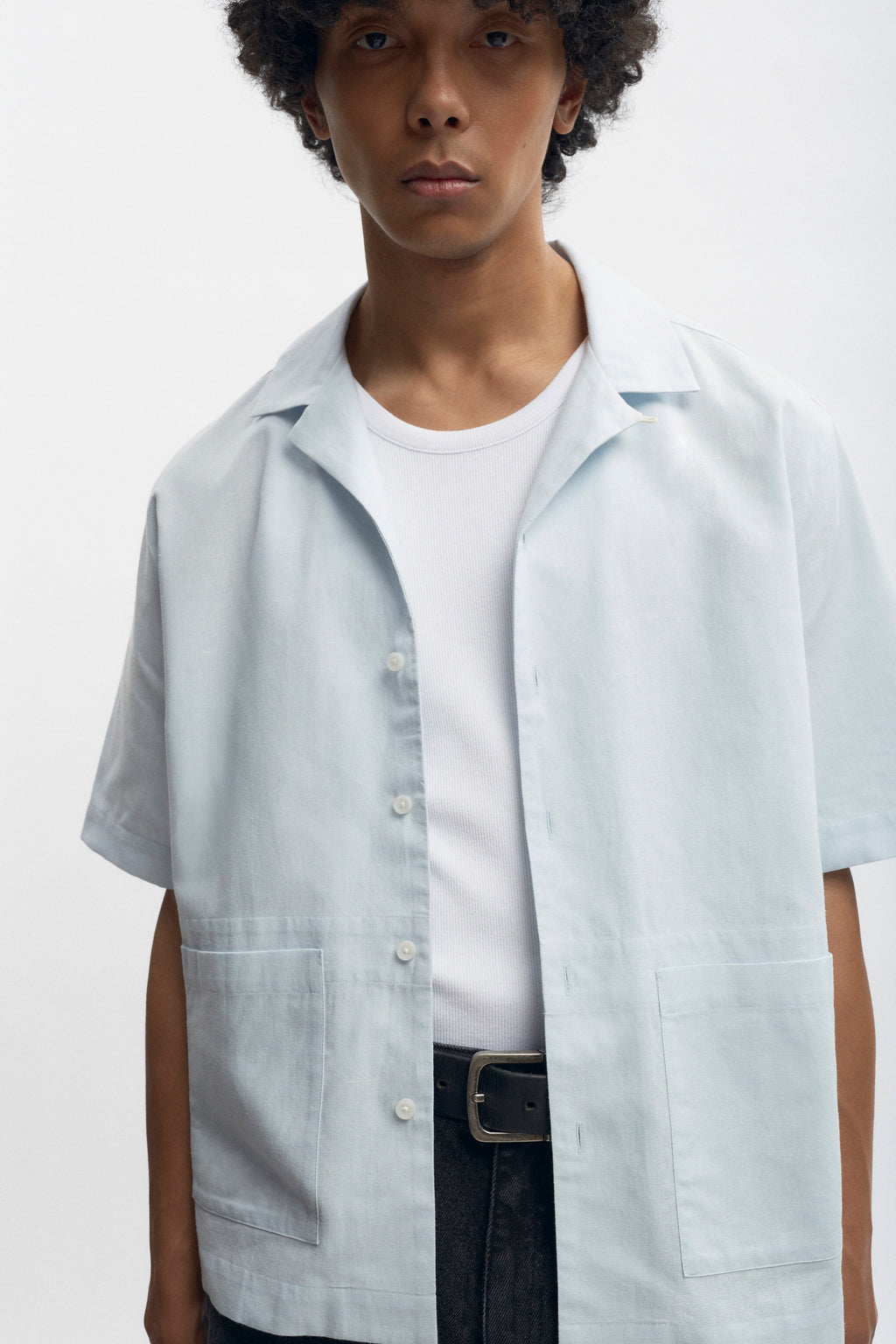 Men’s Linen Camp Shirt