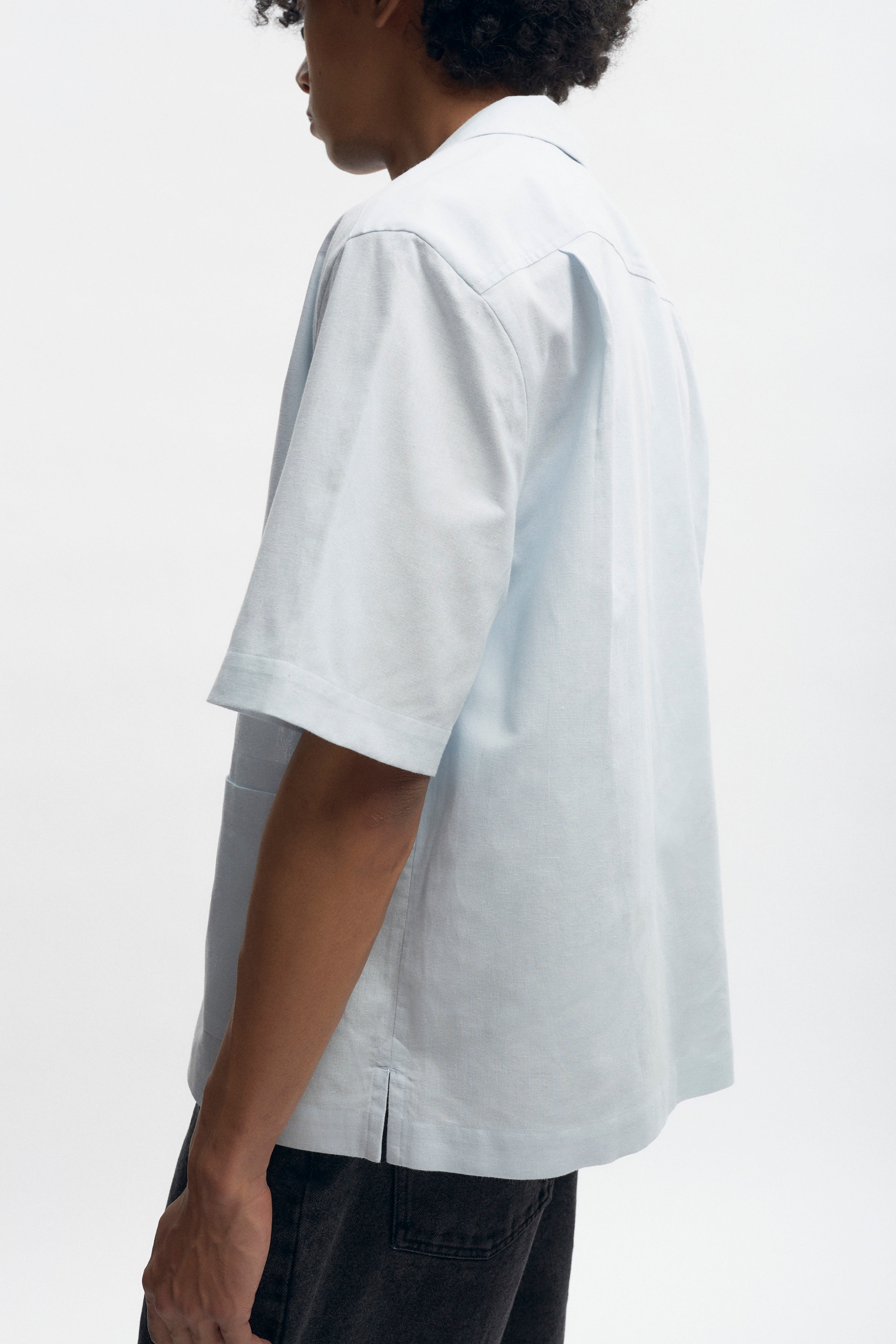 Men’s Linen Camp Shirt