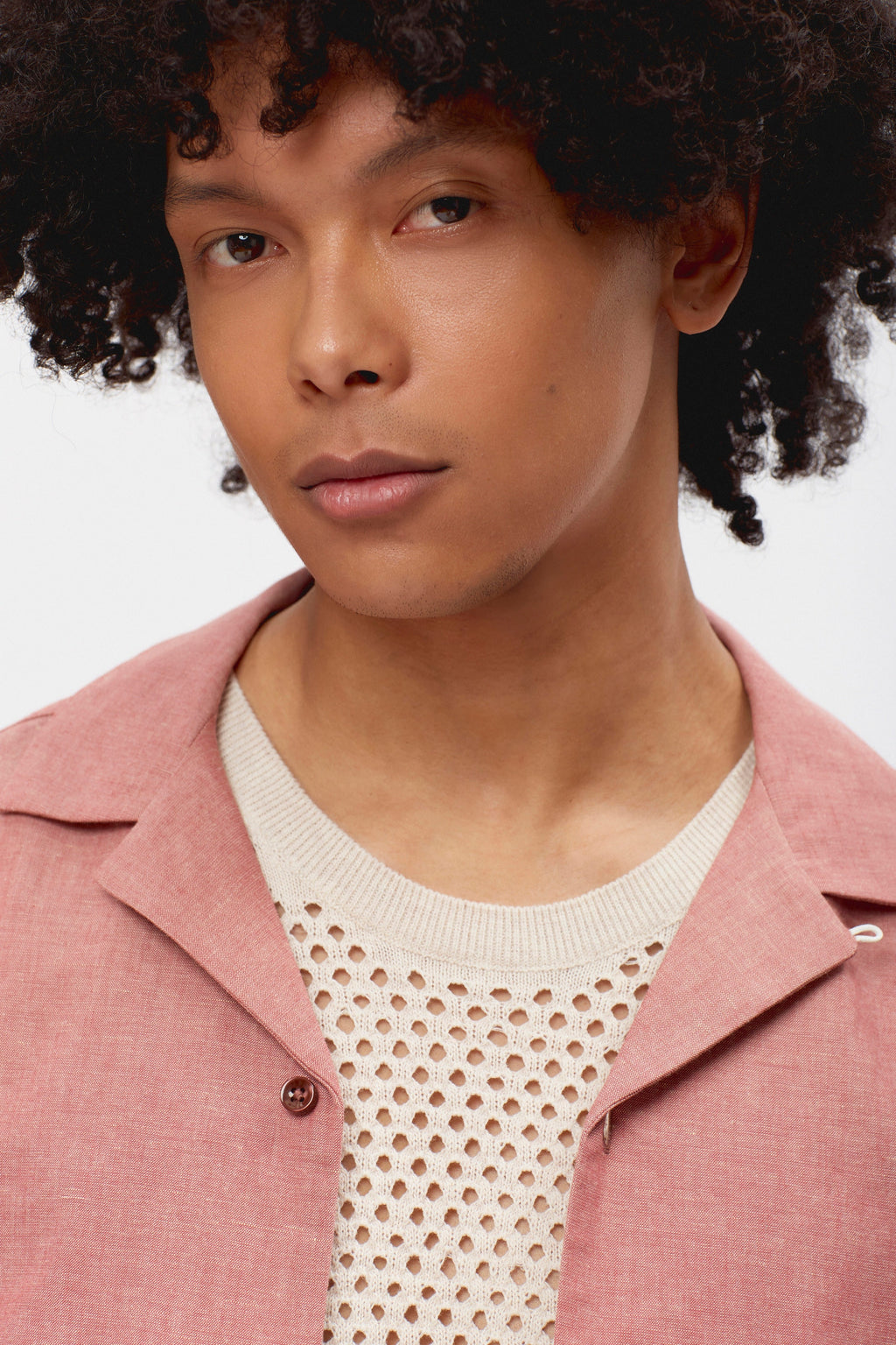 Men’s Linen Camp Shirt