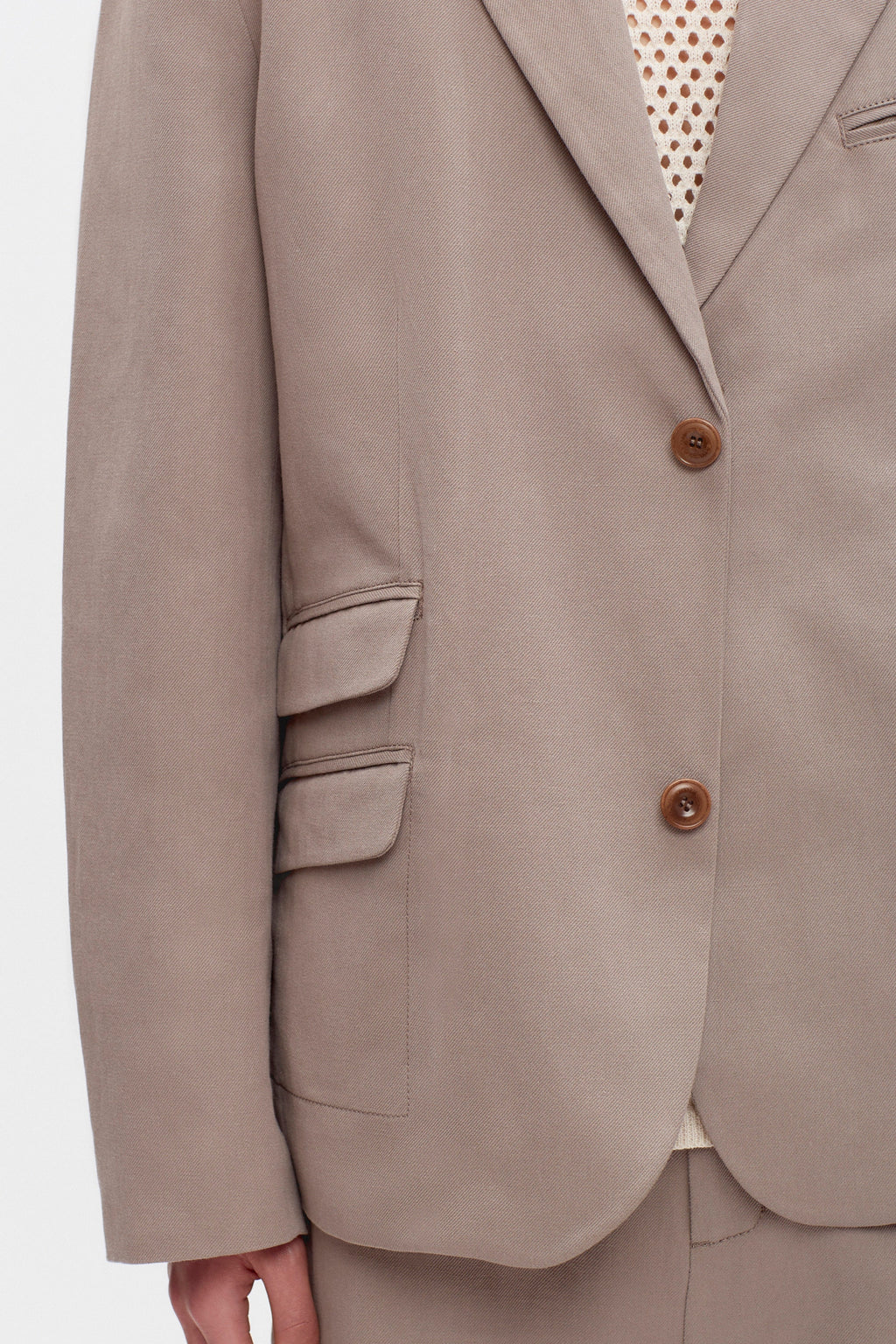 Men's Linen Laureate Jacket in Brindle