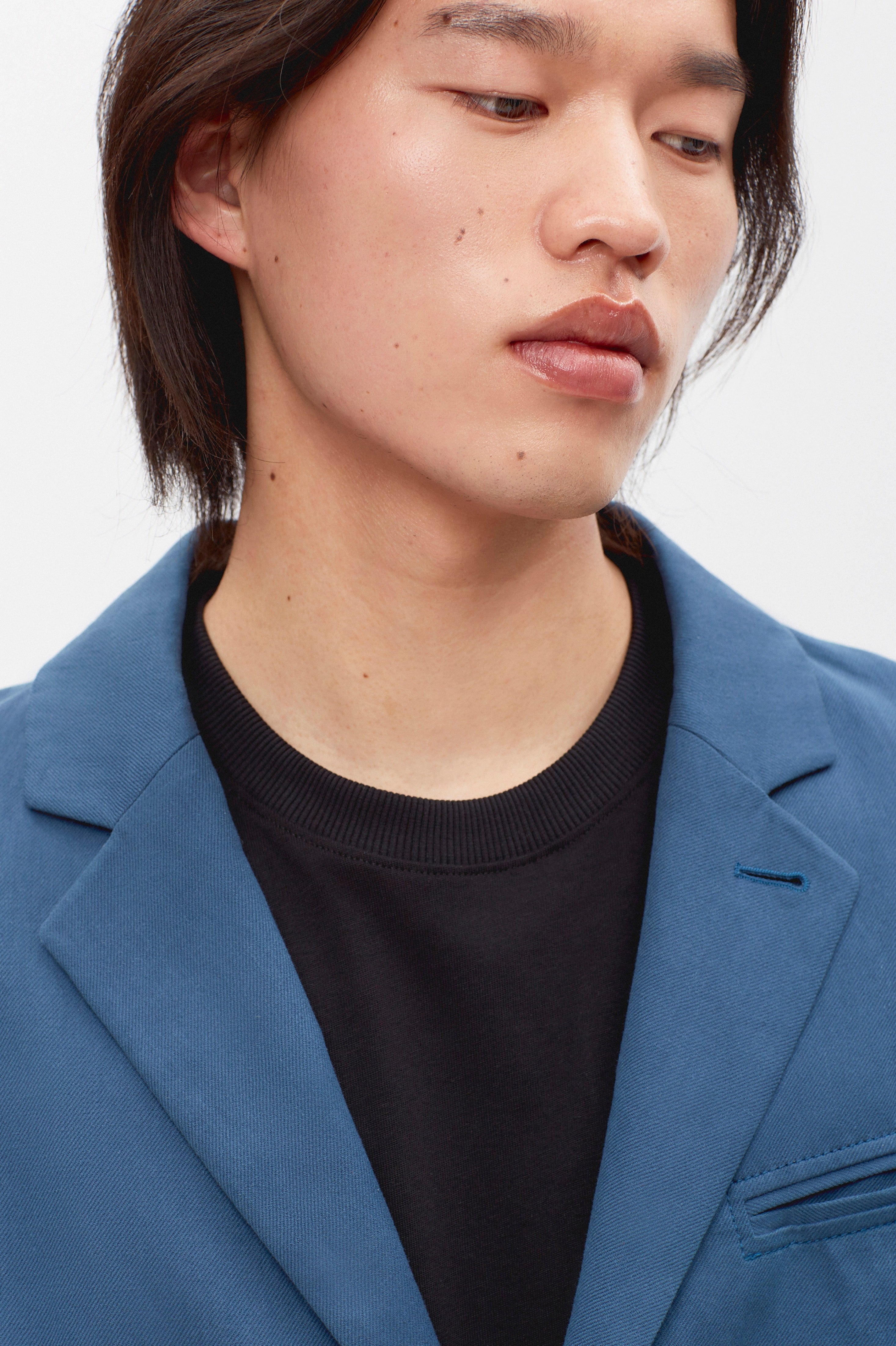 Men's Linen Laureate Jacket in Nile Blue