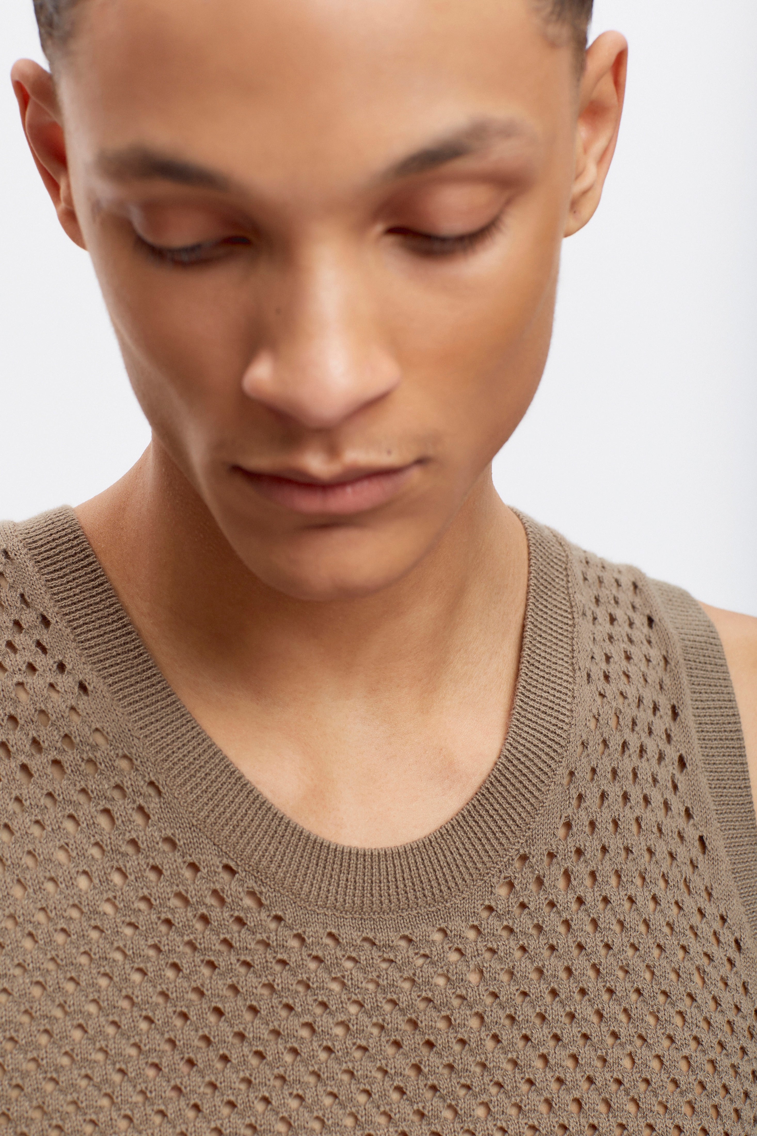 Men's Mina Tank in Brindle