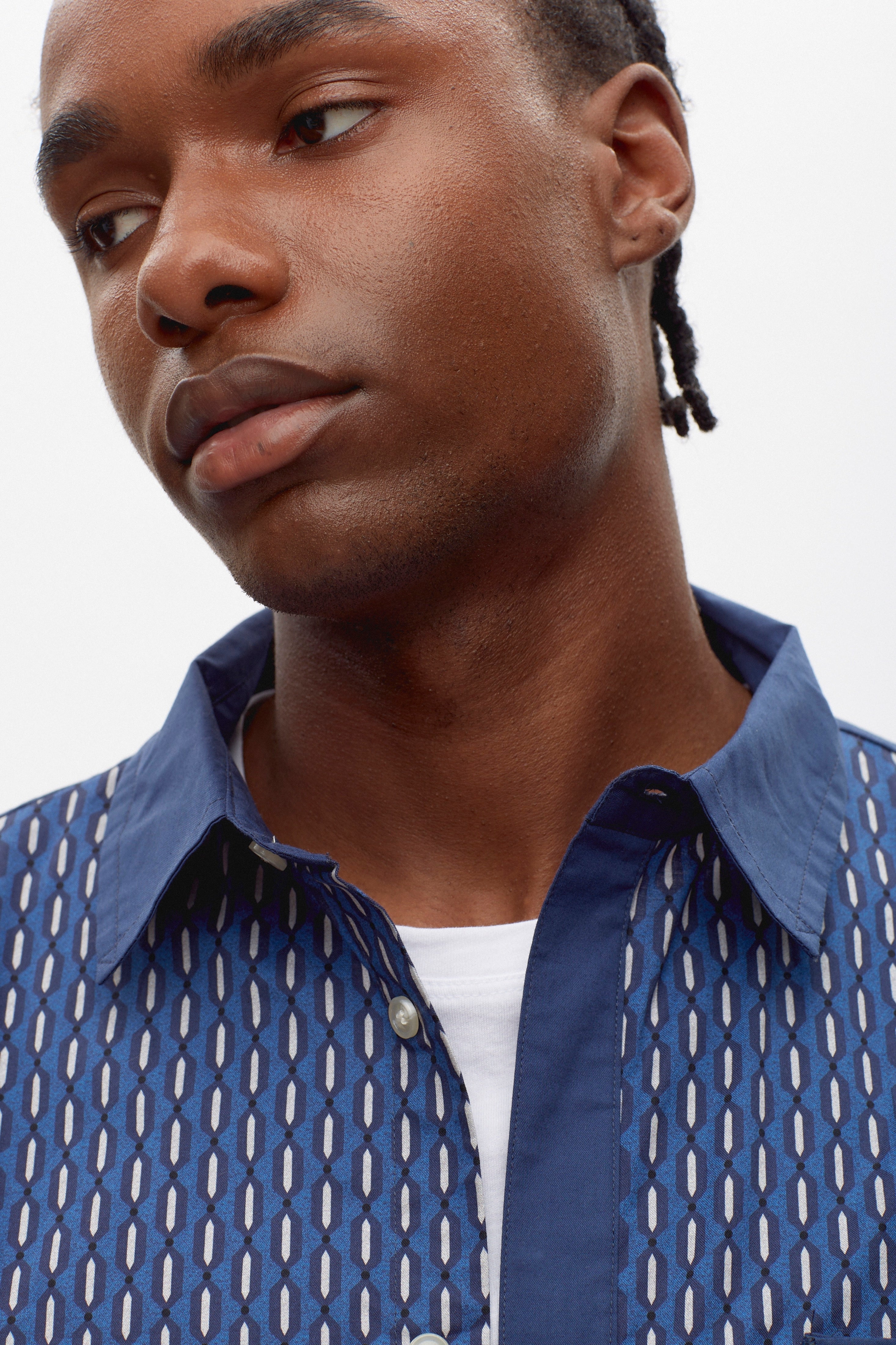 Men's Namat Shirt in AW24-203/Blue