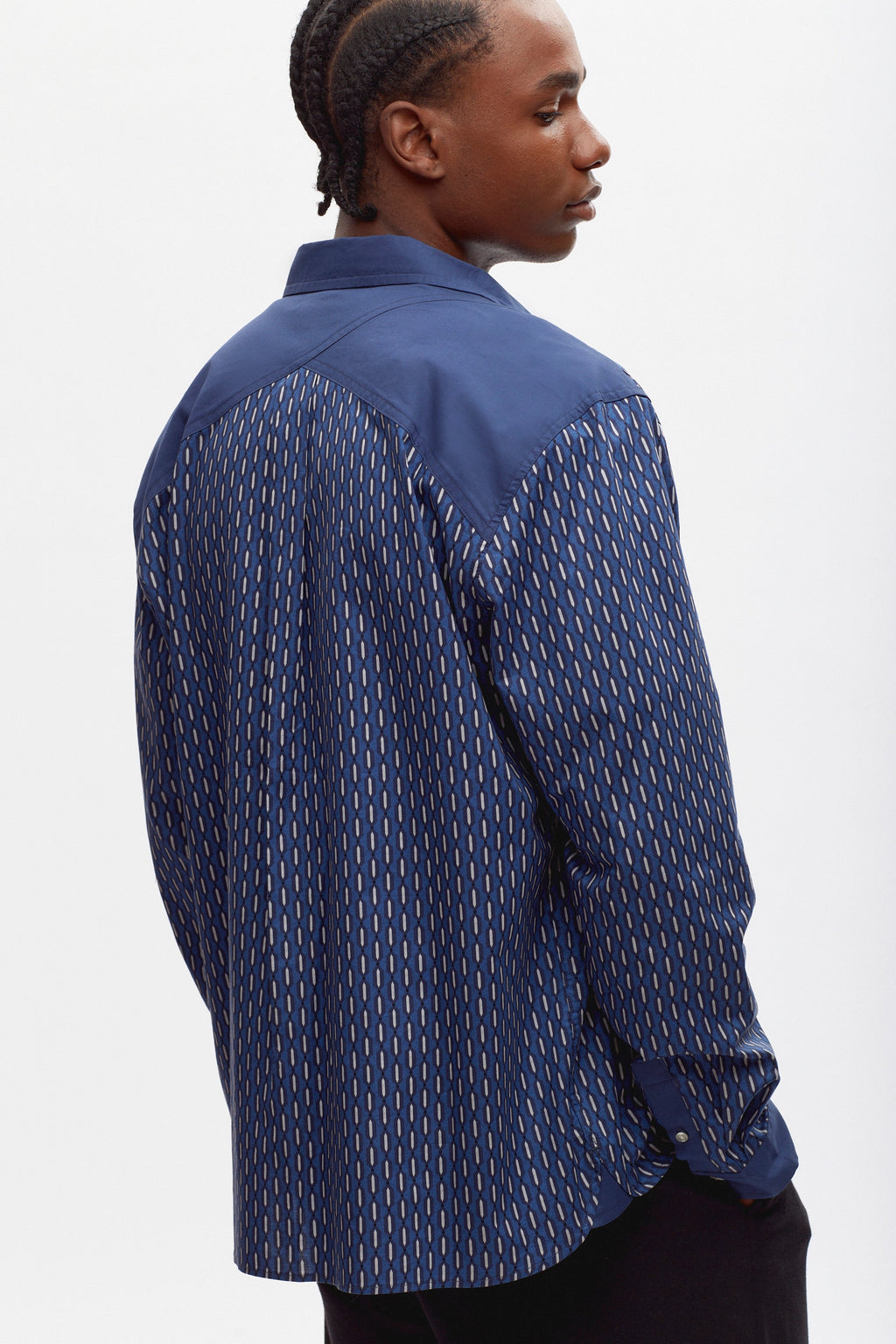Men's Namat Shirt in AW24-203/Blue