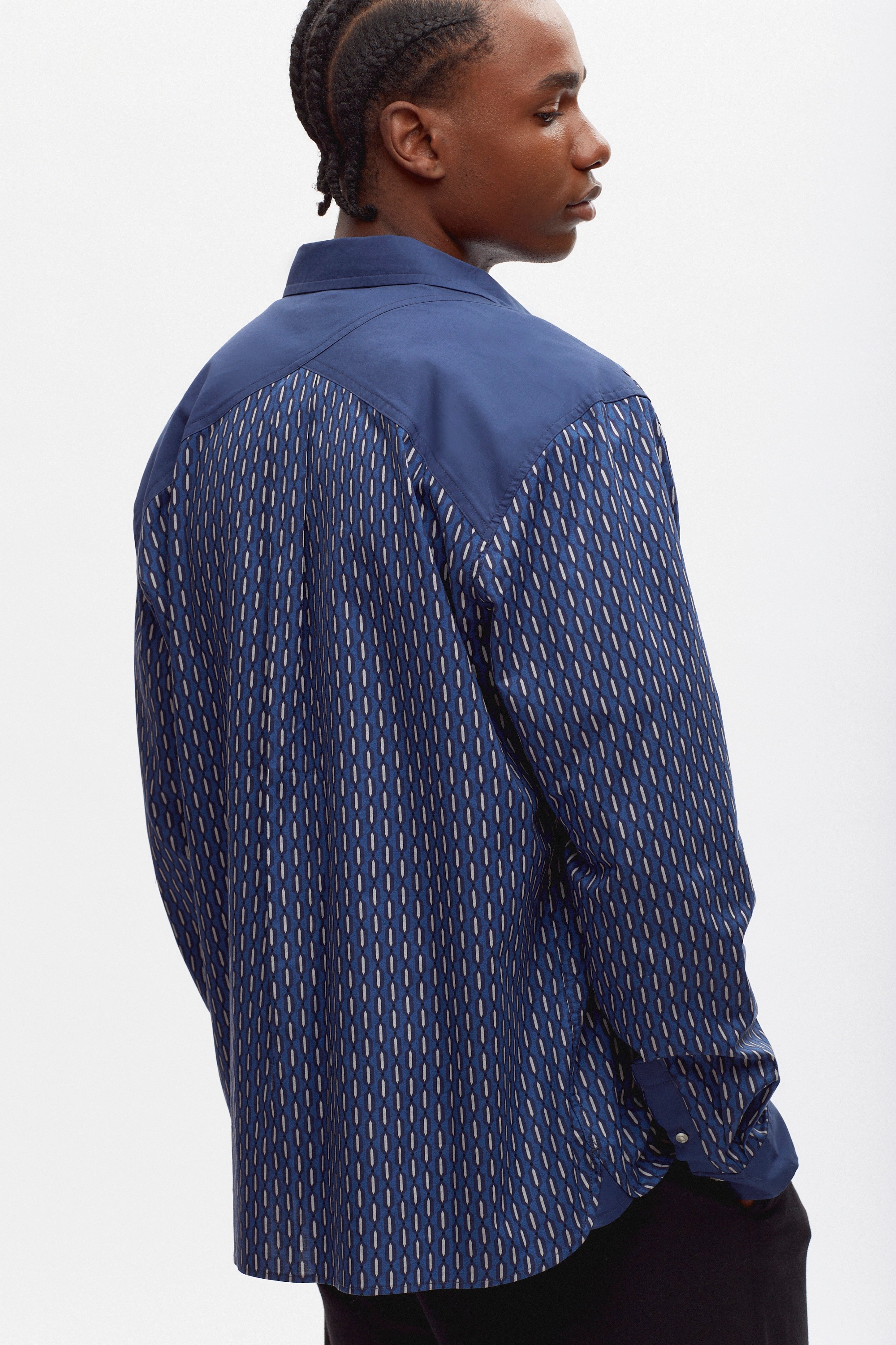 Men's Namat Shirt in AW24-203/Blue