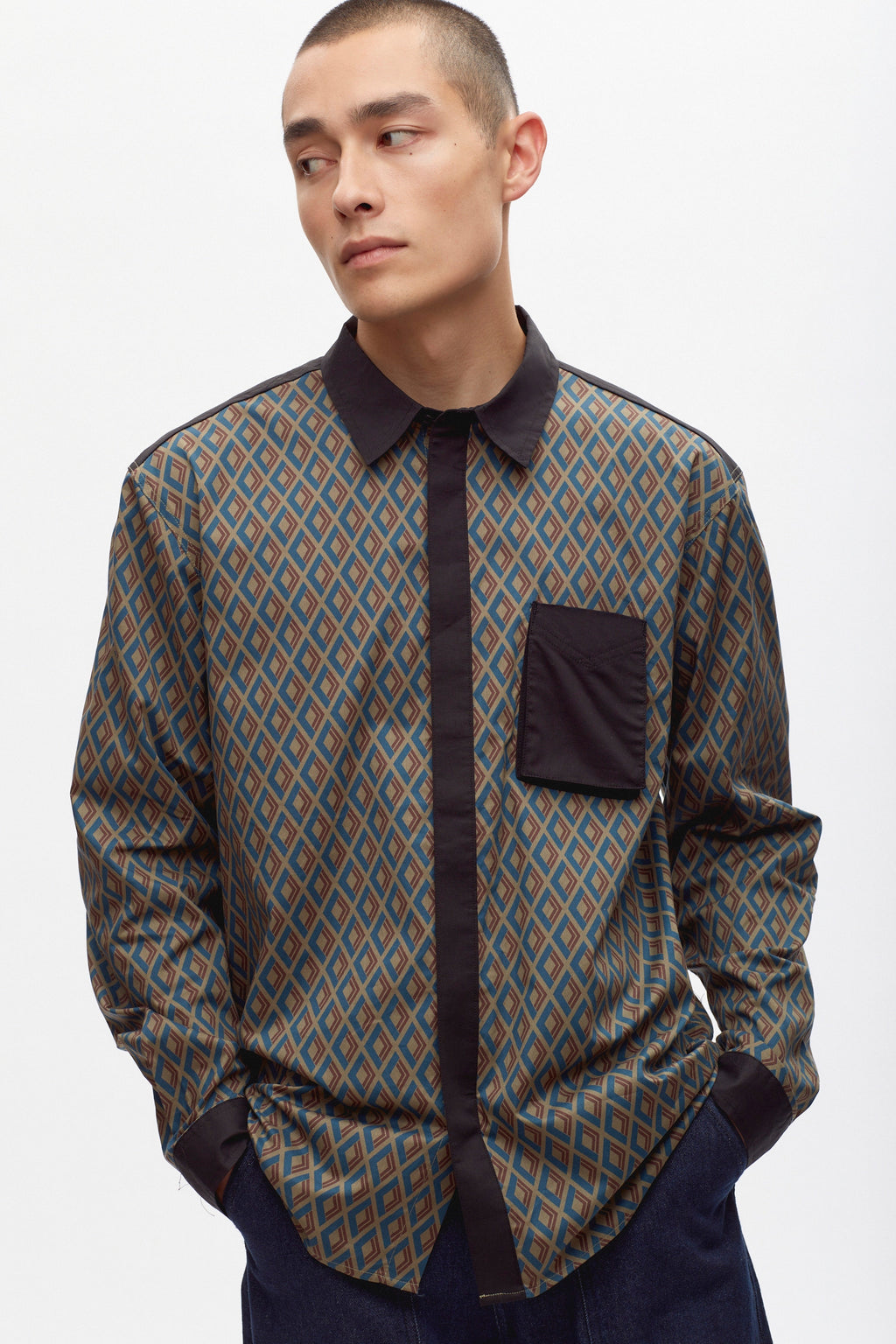 Men's Namat Shirt in AW24-215/Black