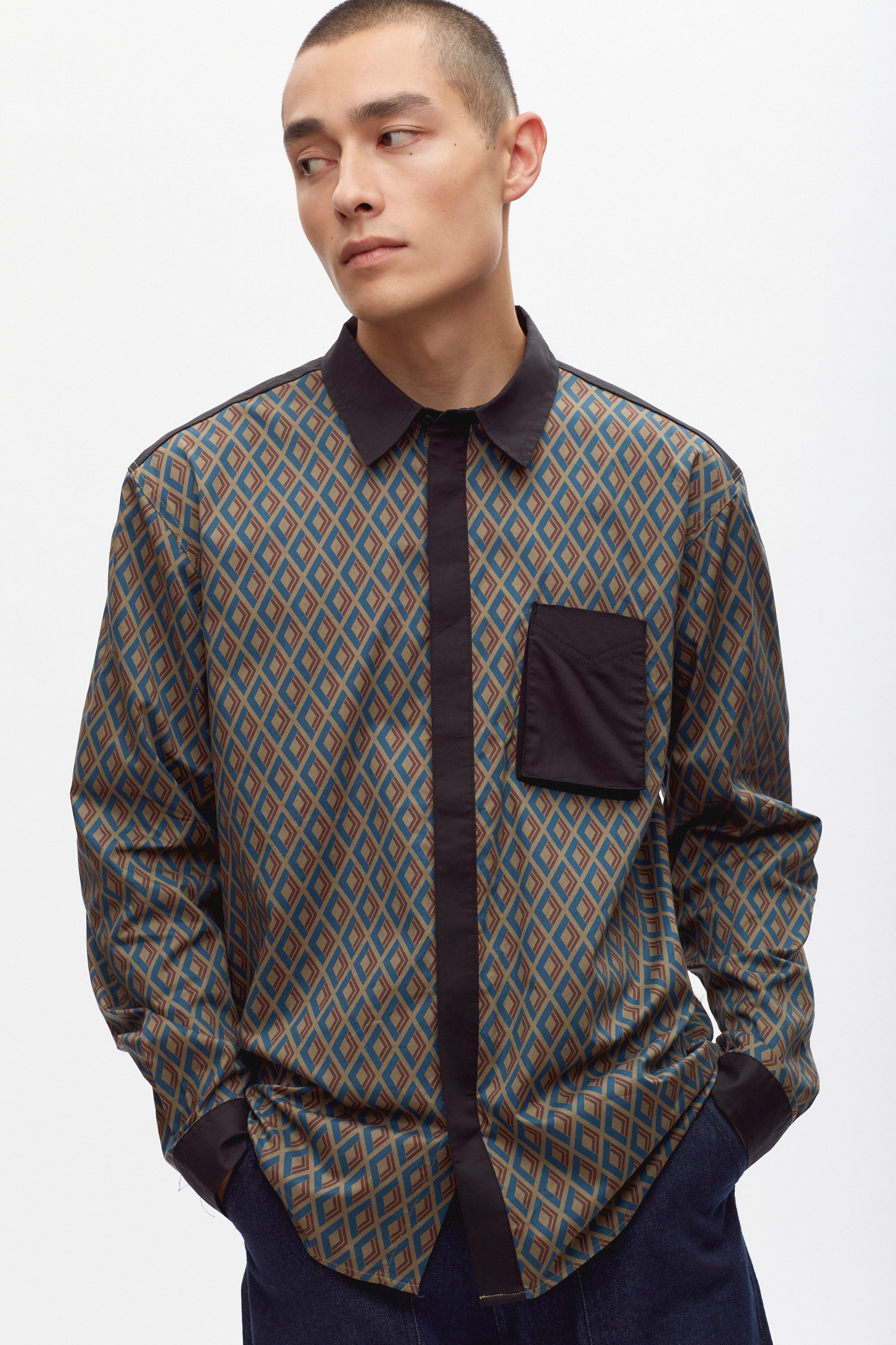 Men's Namat Shirt in AW24-215/Black