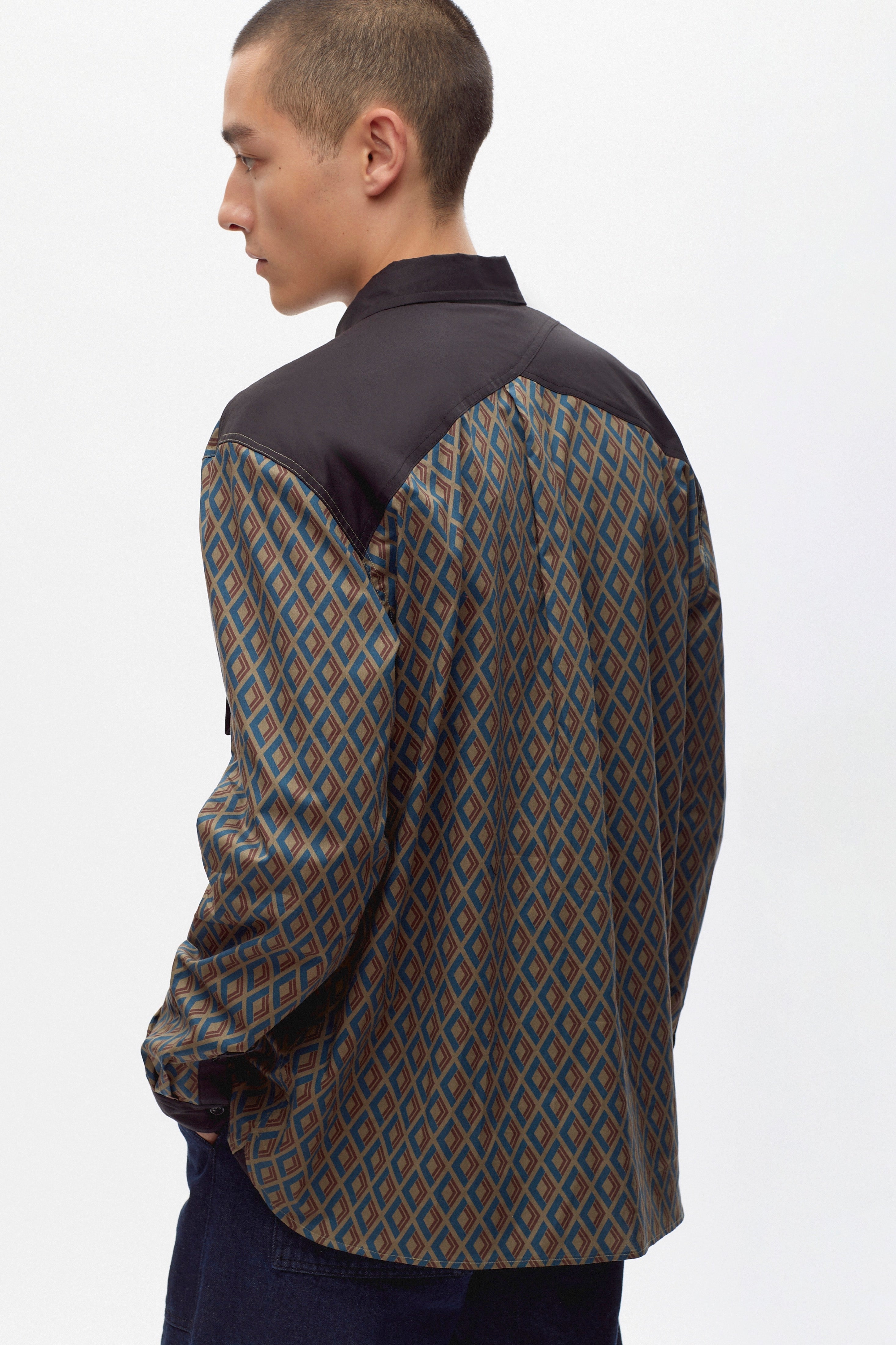 Men's Namat Shirt in AW24-215/Black
