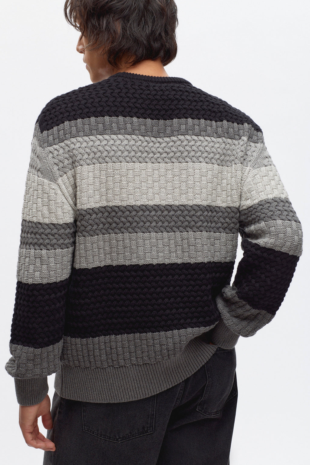 Men's Namat Sweater in Black Melange