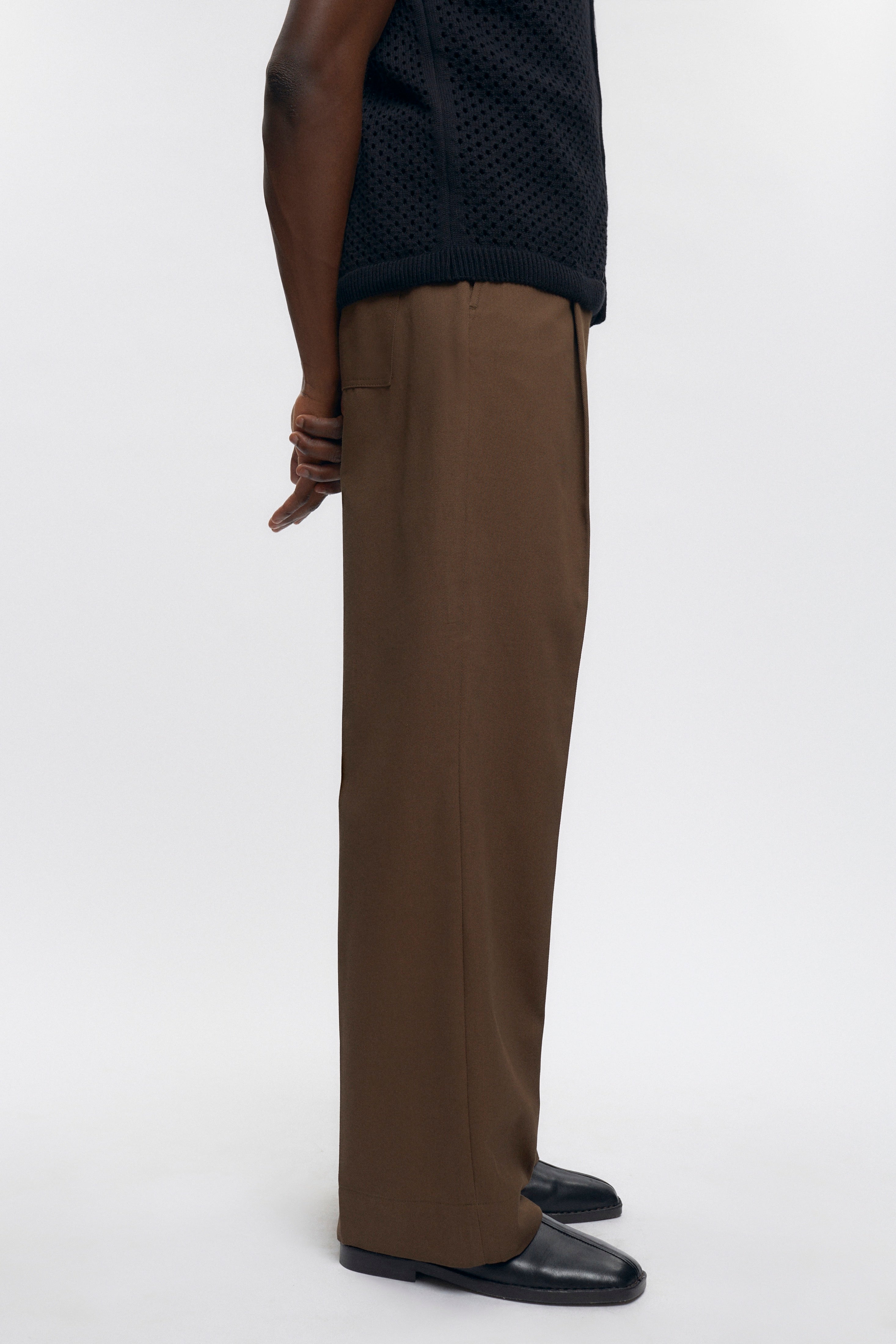 Nilus Trouser in Walnut