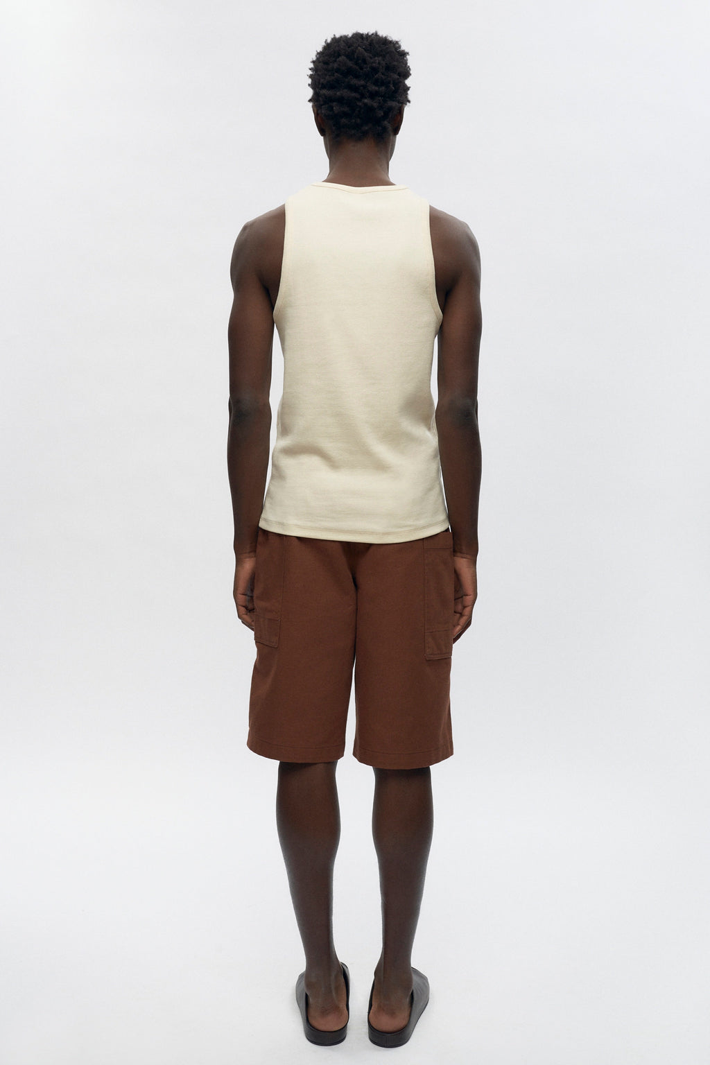 Men's Rib Tank in Natural
