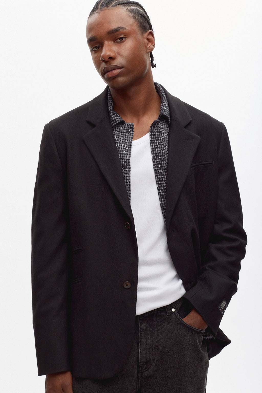 Men's Wool Laureate Jacket in Black