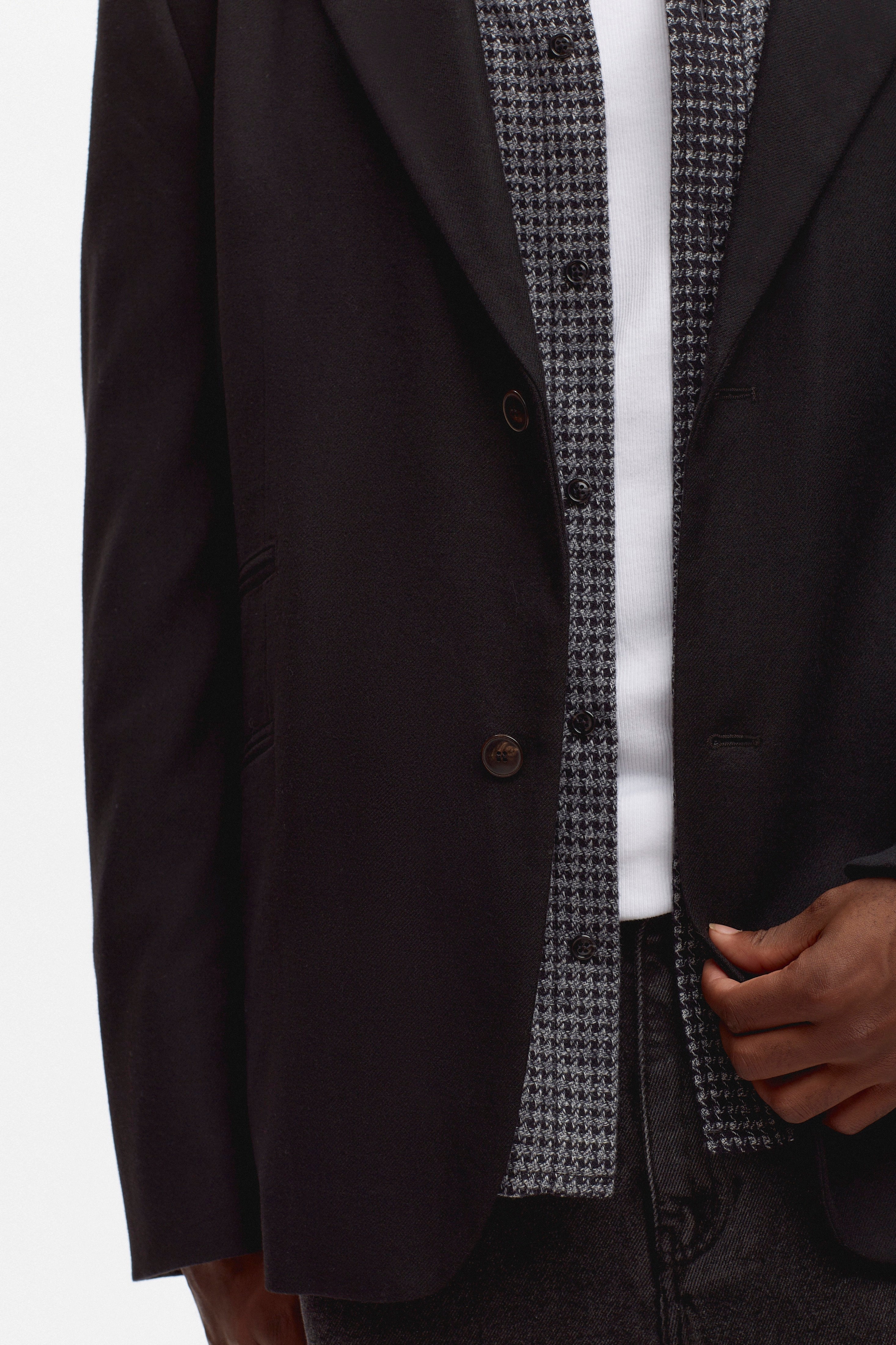 Men's Wool Laureate Jacket in Black