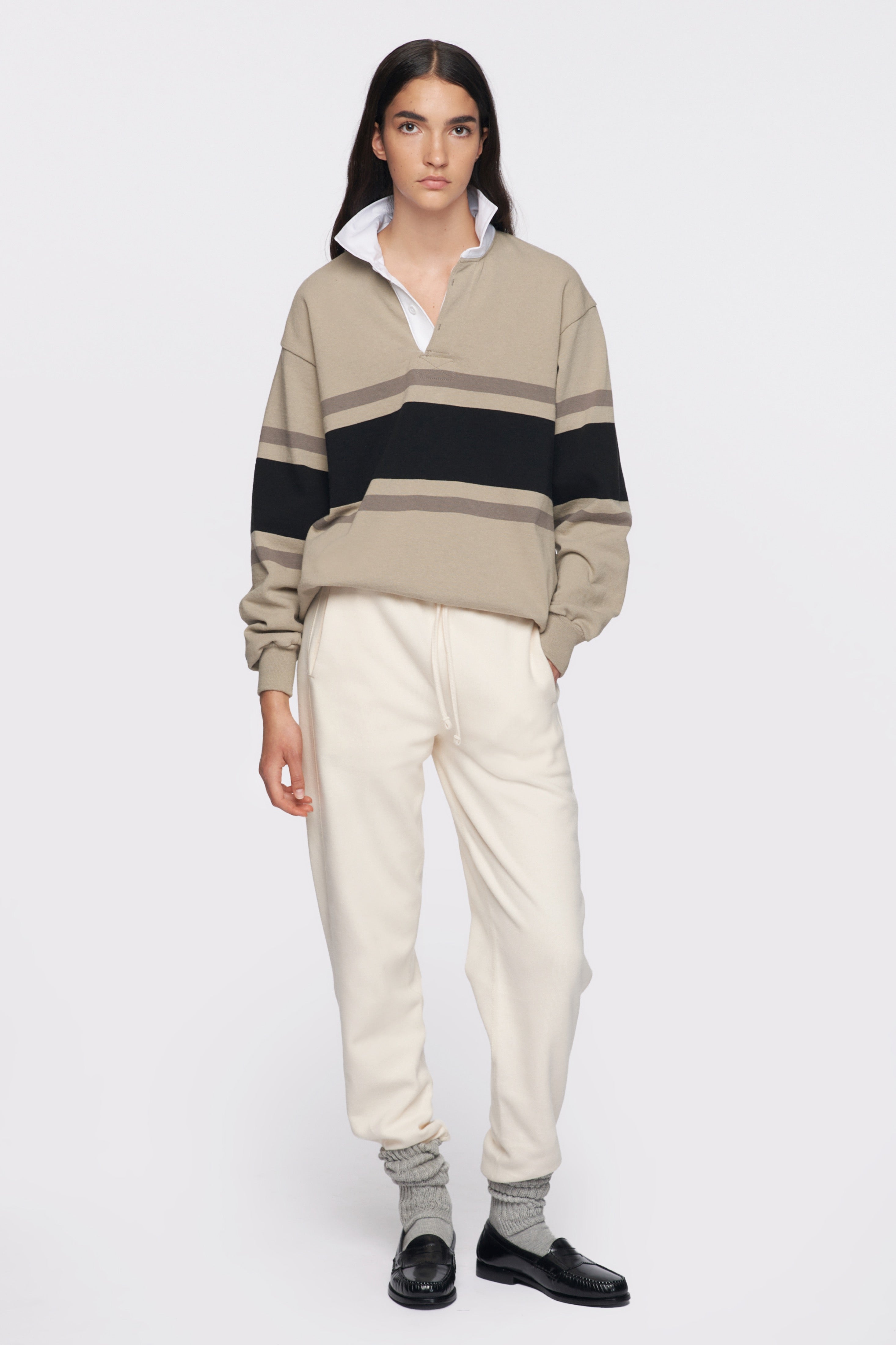 Stella is 5ft 11in, a regular size XS and wearing an XS.