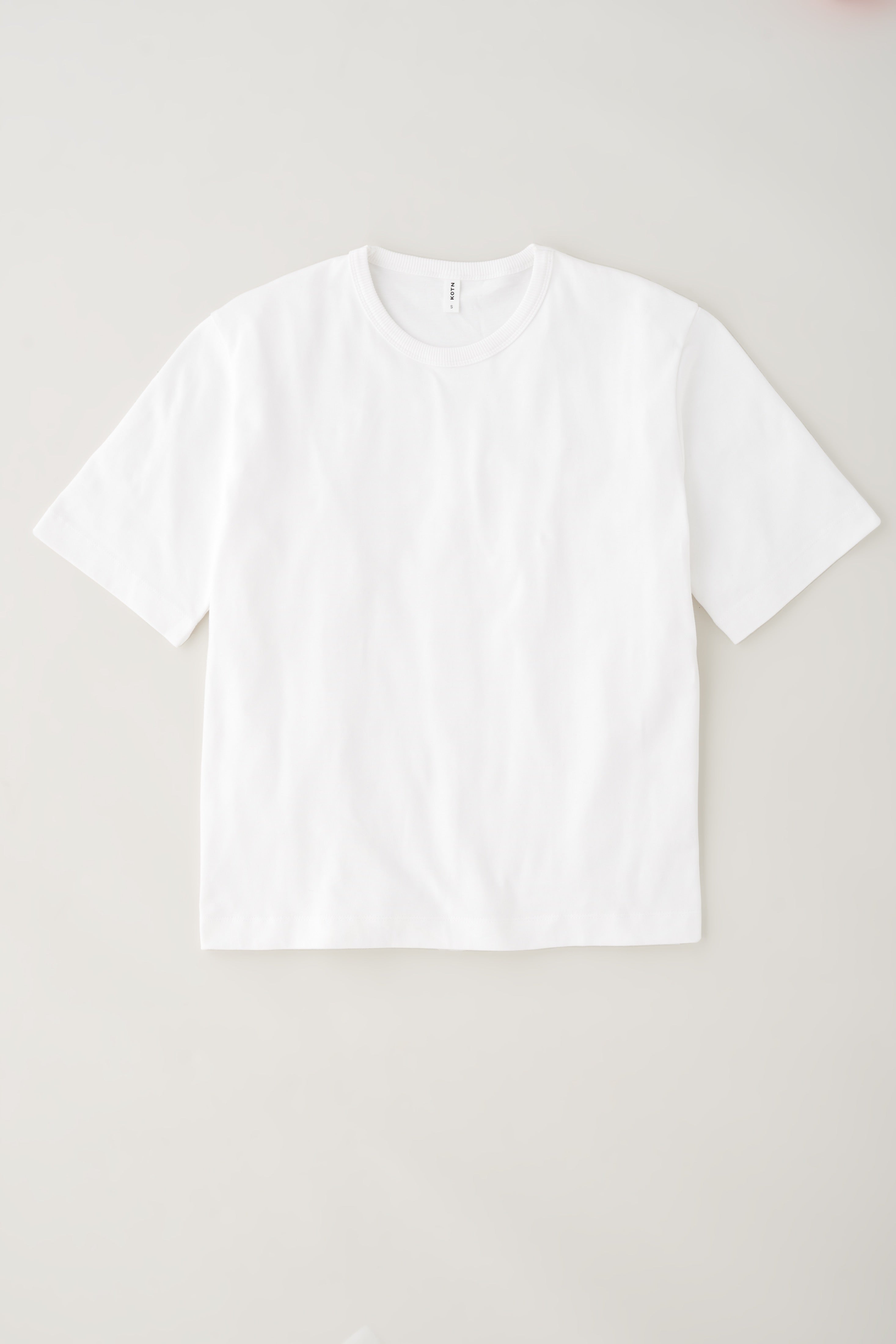 Heavyweight Box Crew in White