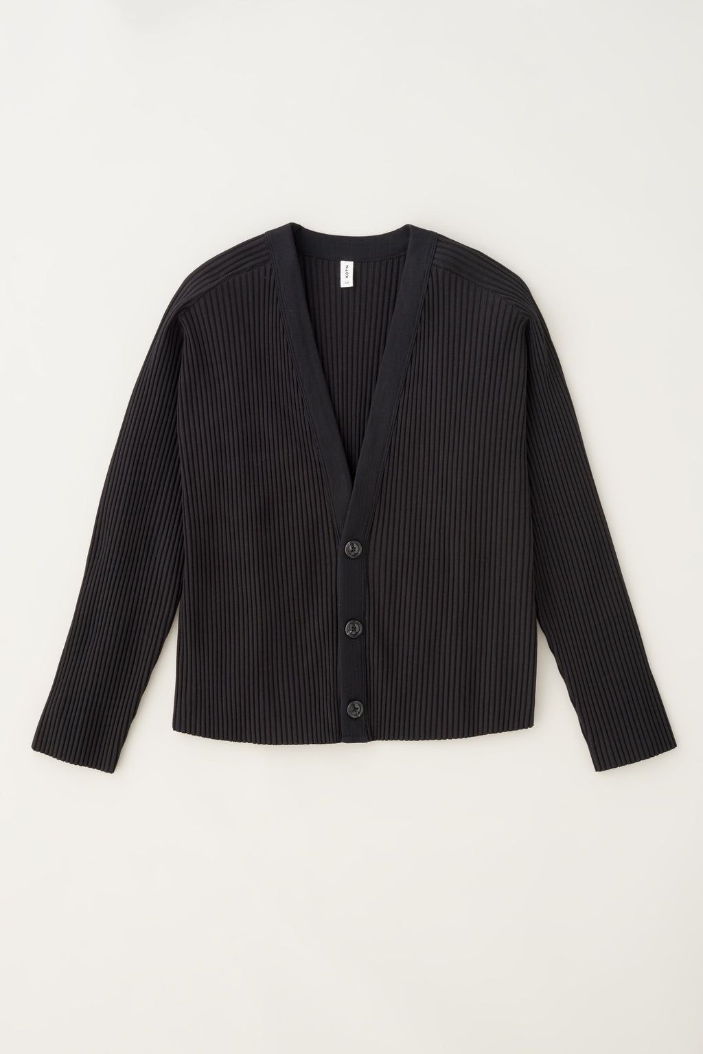 Men's Nile Rib Cardigan in Black