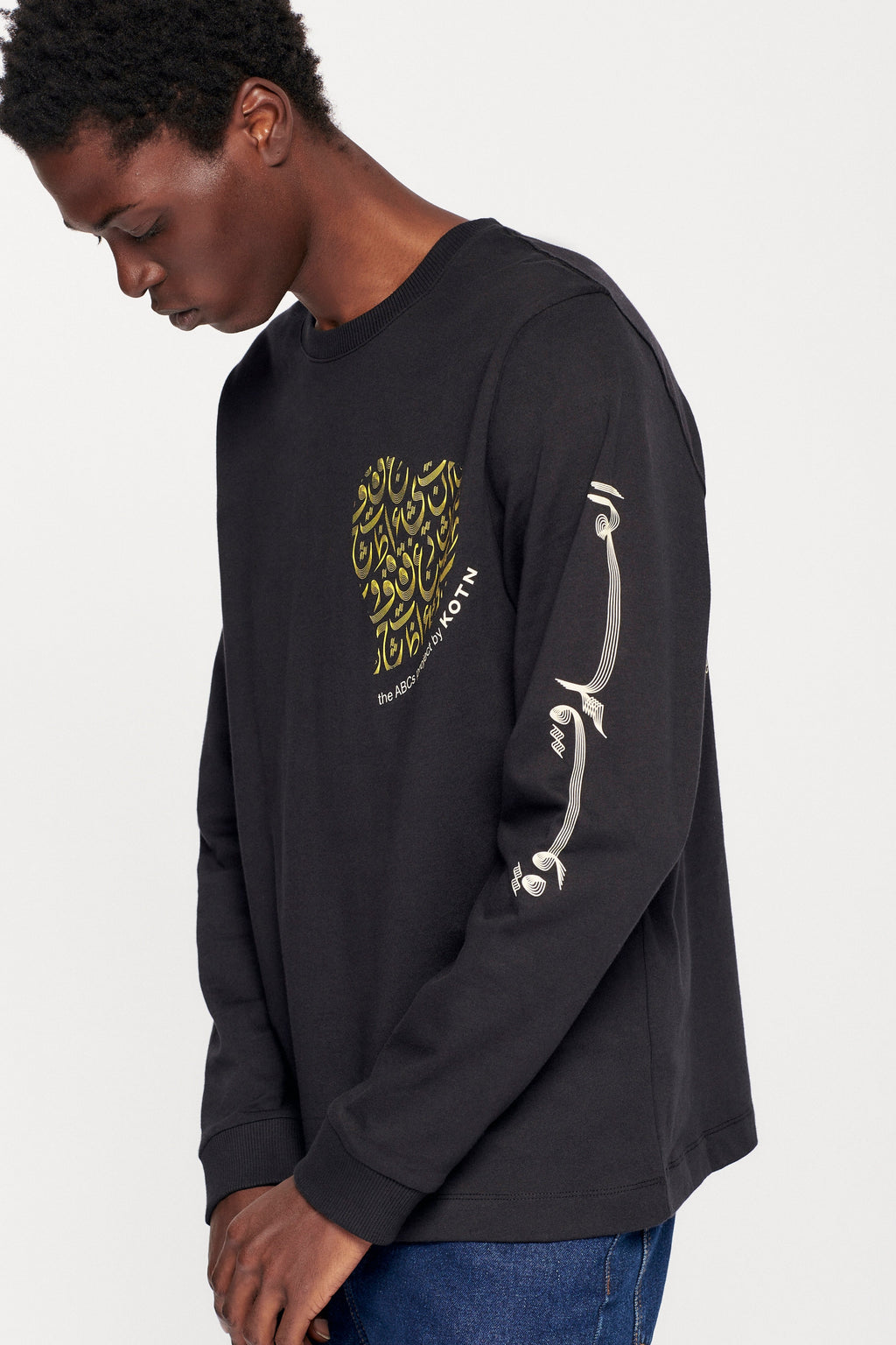 ABCs Graphic Longsleeve in Black