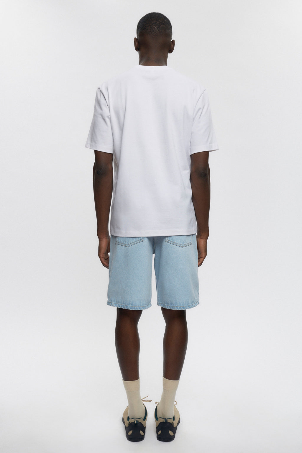 Unisex Antifit Denim Shorts