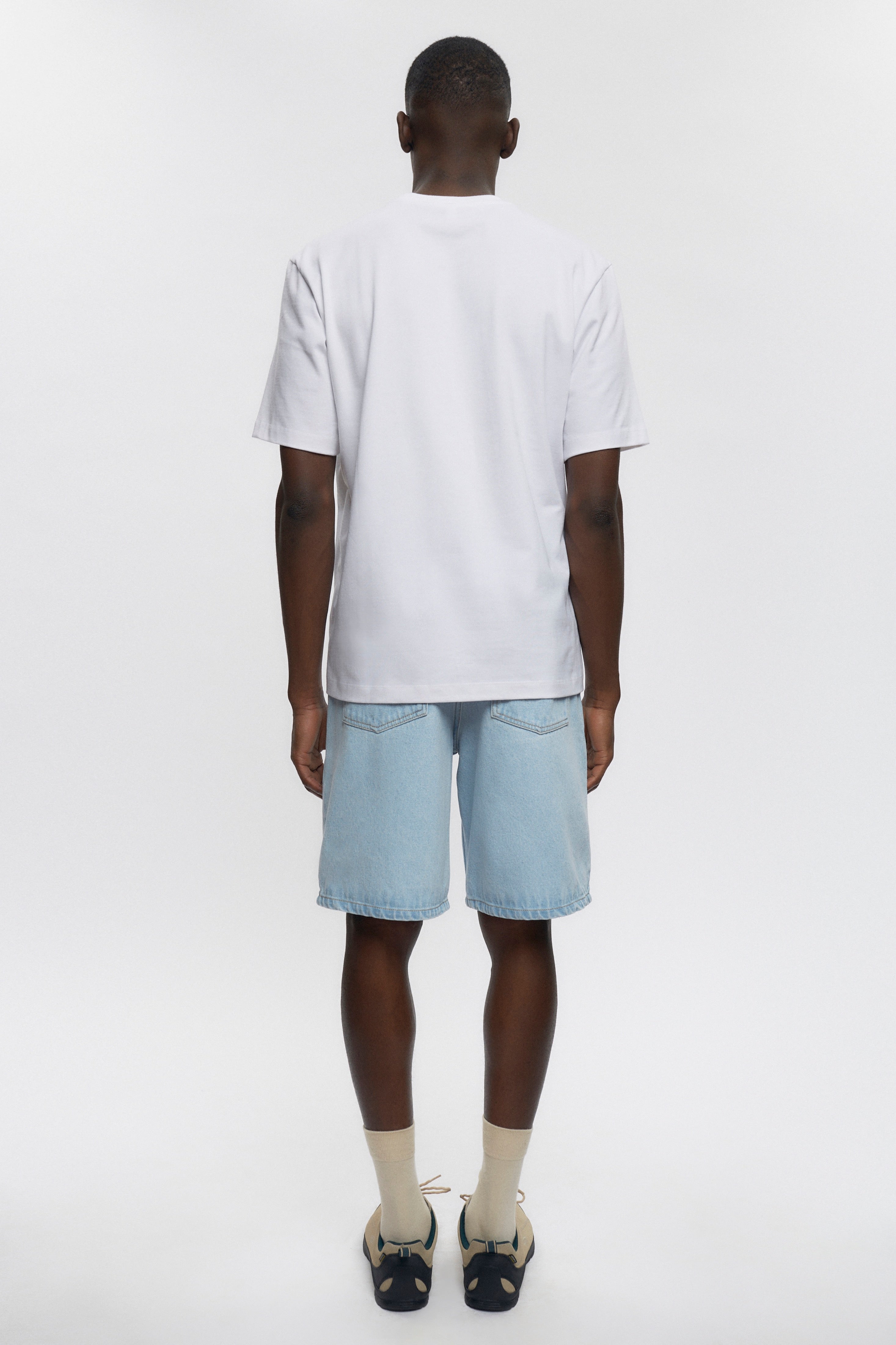 Unisex Antifit Denim Shorts