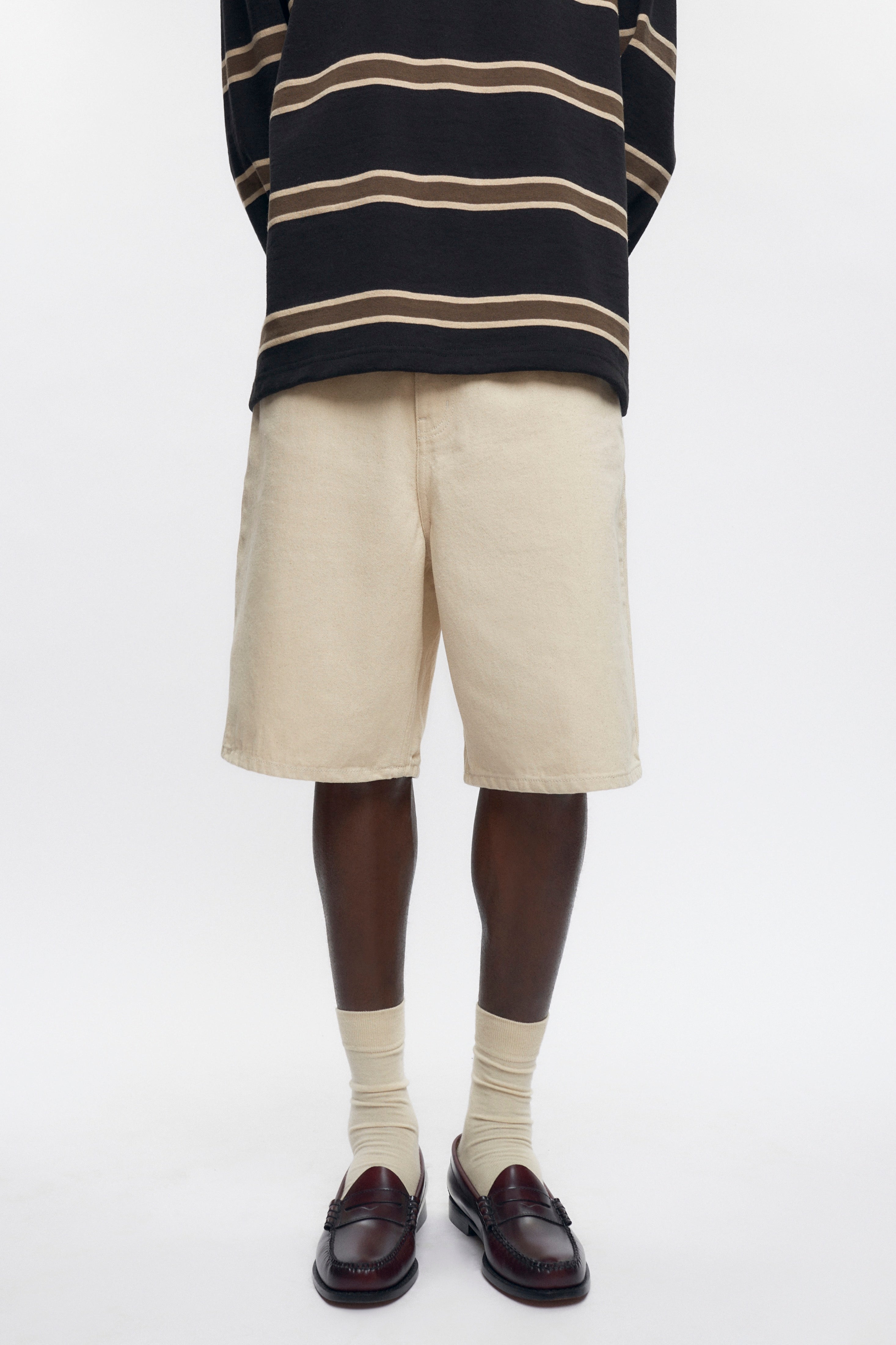 Unisex Antifit Denim Shorts