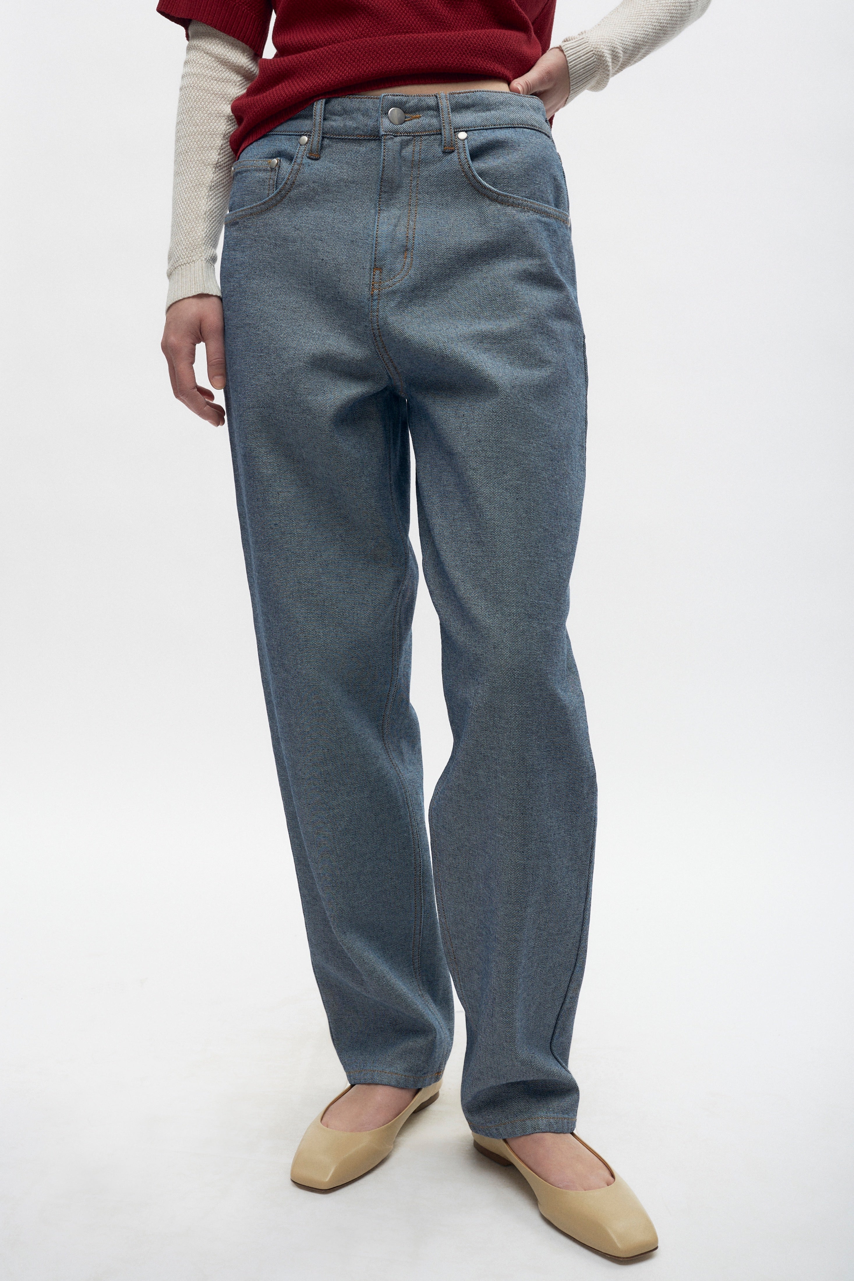 Unisex Antifit Denim