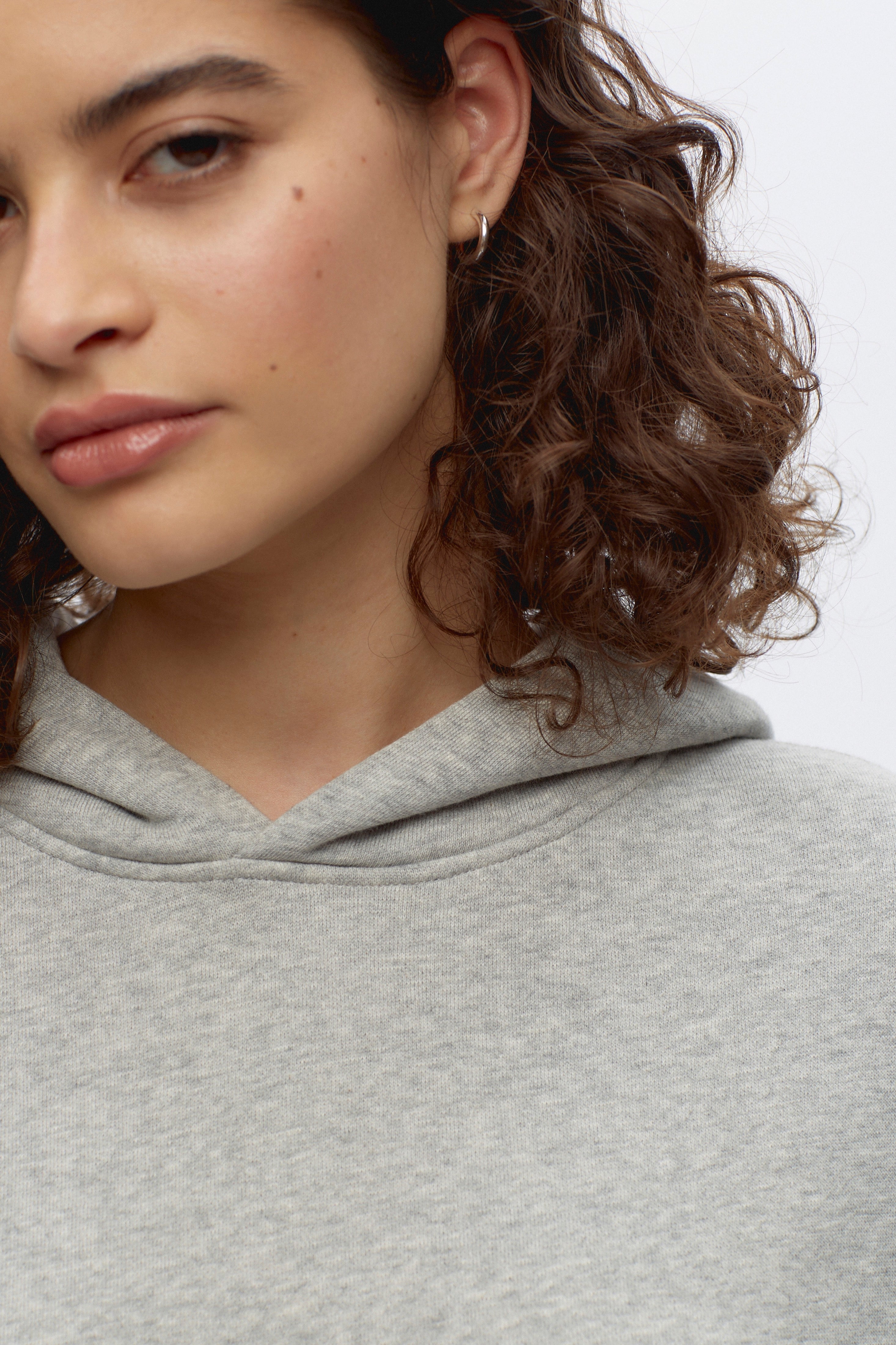 Unisex Essential Hoodie in Heather Grey