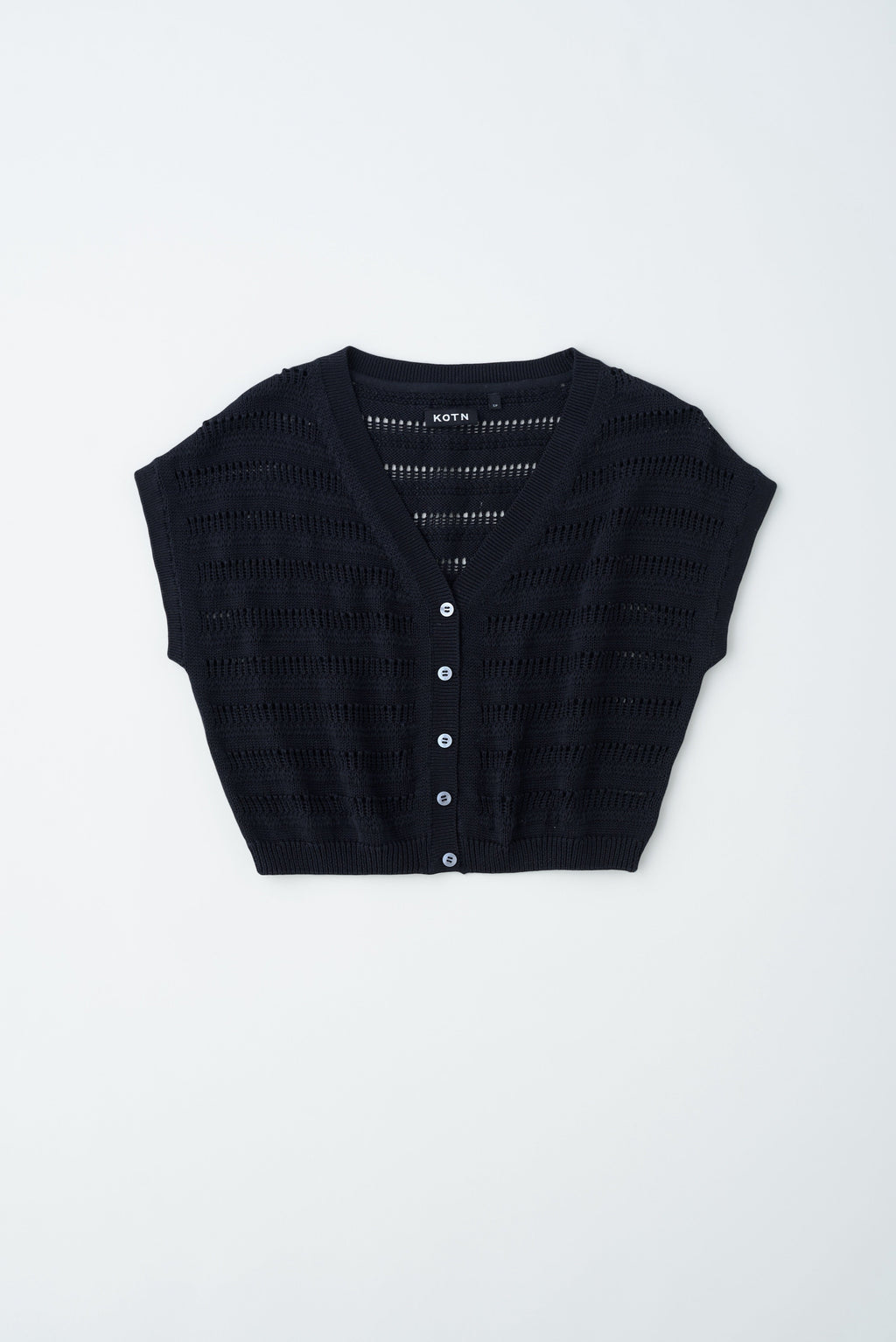 Women's Acacia Knit Vest in Black