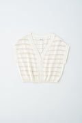 Women's Acacia Knit Vest in Natural