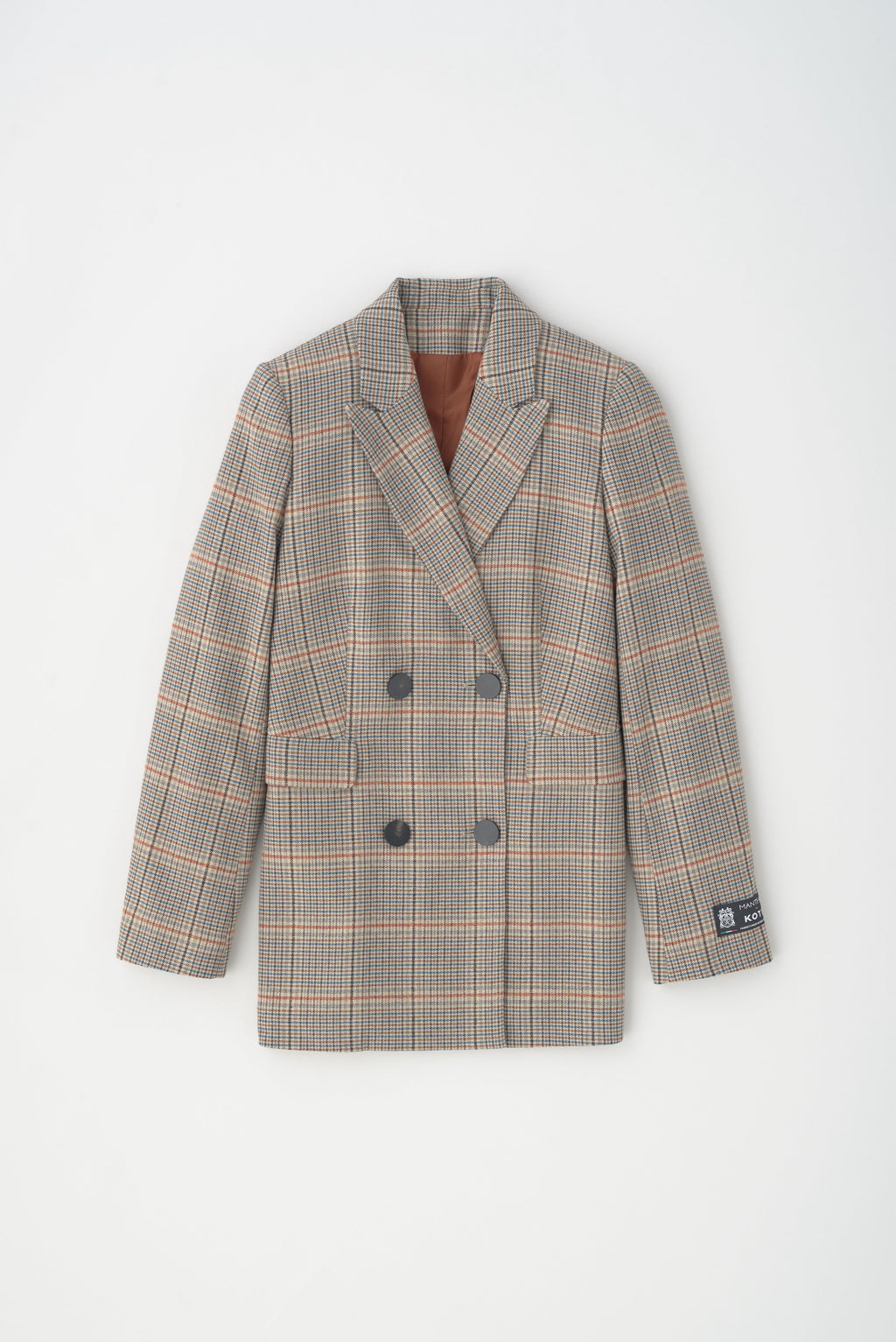 Women's Double Breasted Wool Blazer in 908 Jesi