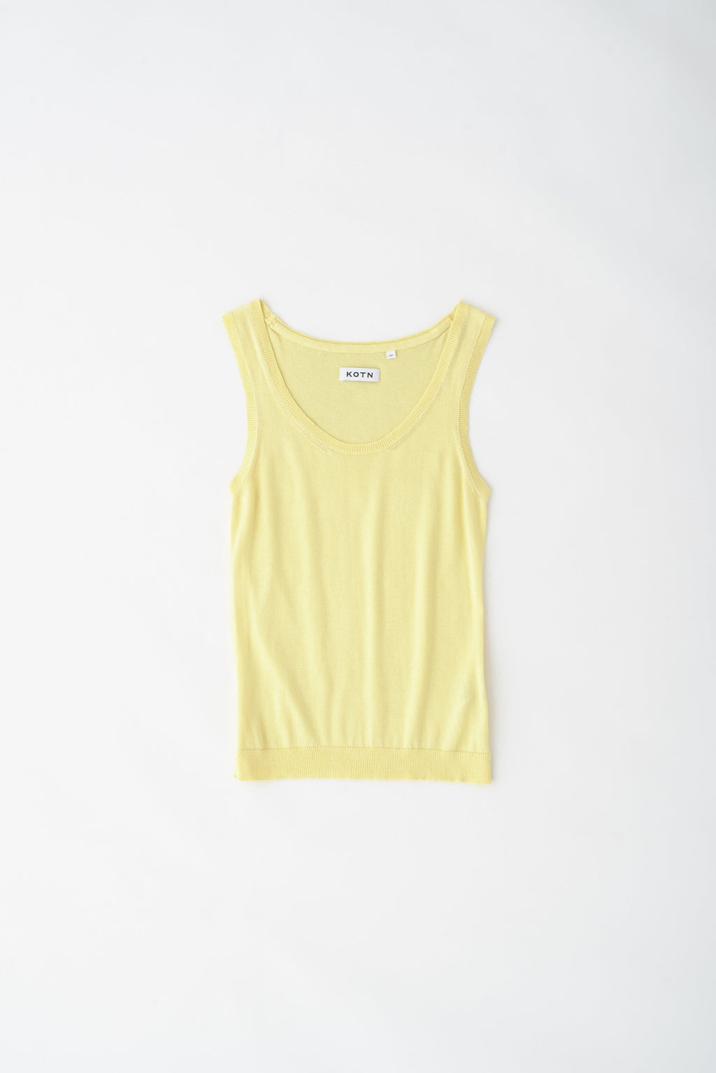 Women's Knit Crew Tank in Chardonnay
