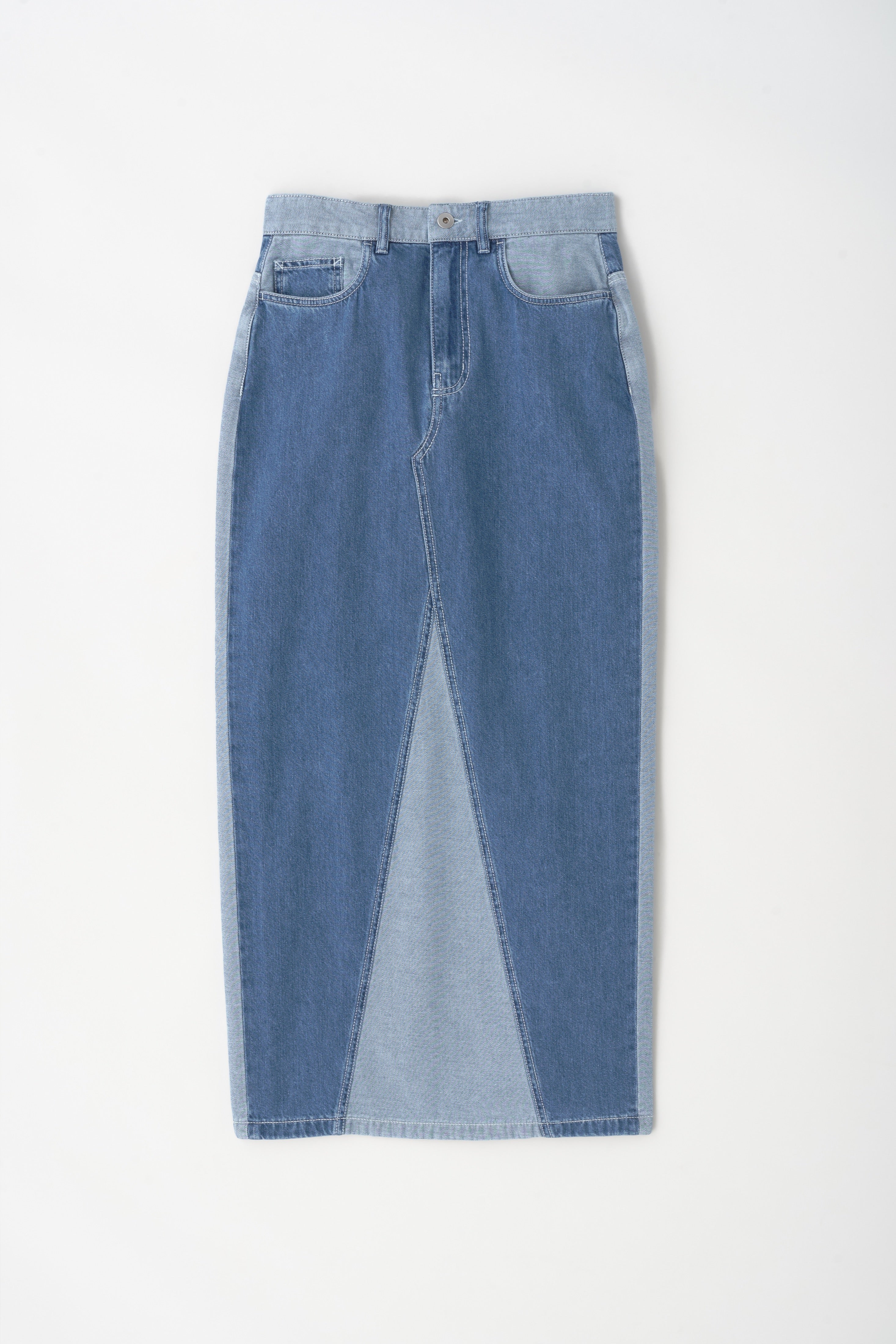 Lily Denim Skirt in Med Wash