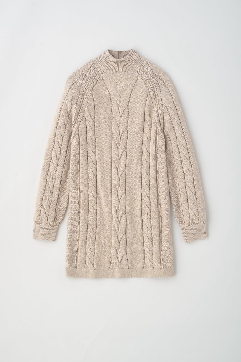 Women's Luxor Cable Dress in Light Nimbus Melange