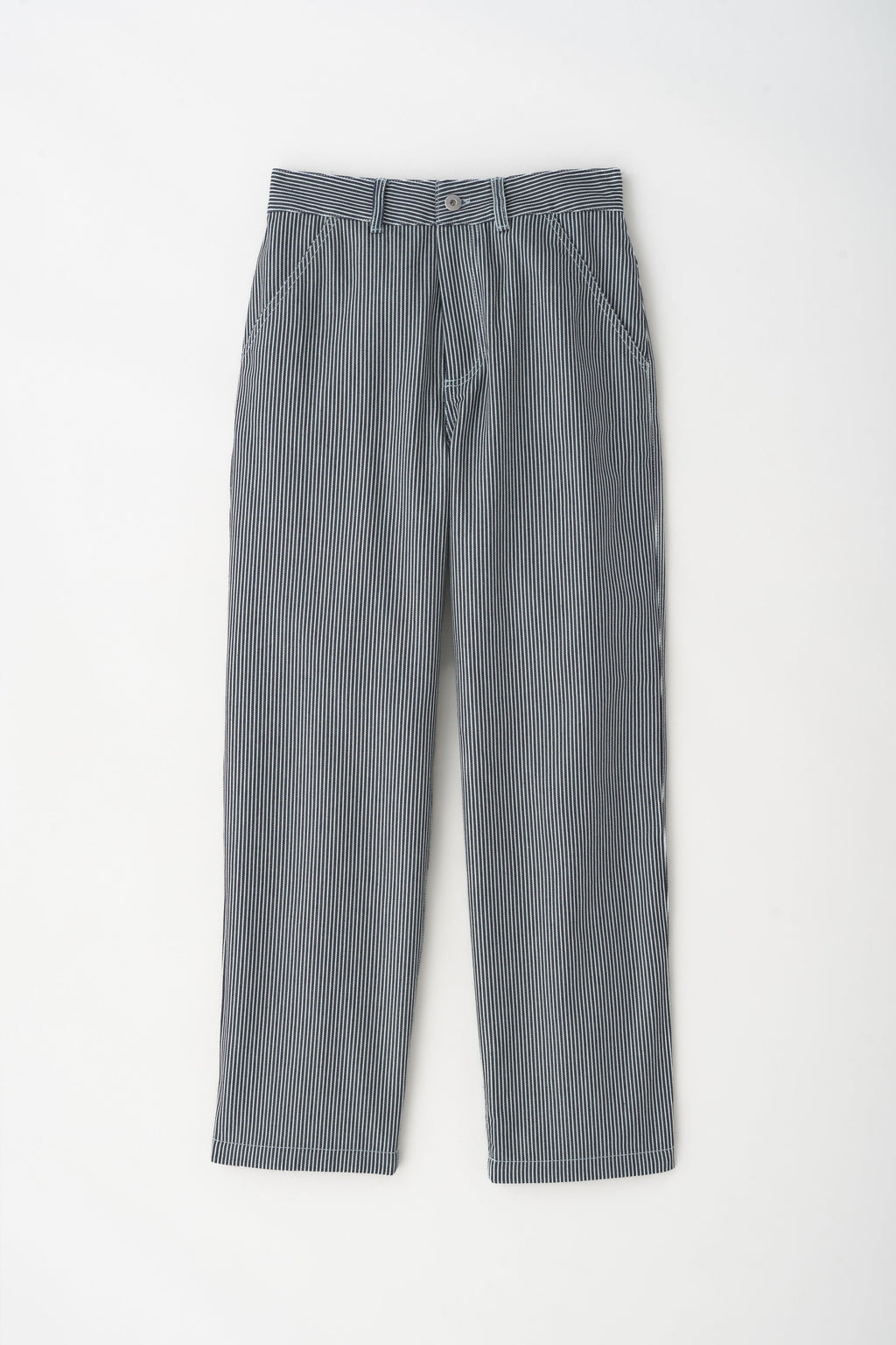 Metro Pant in Indigo Stripe