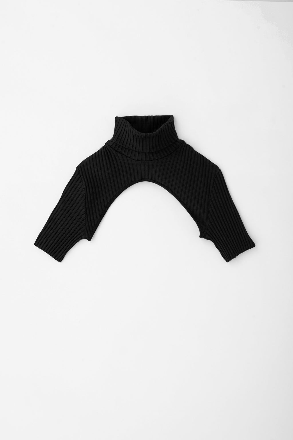 Women's Nile Rib Mini Shrug in Black