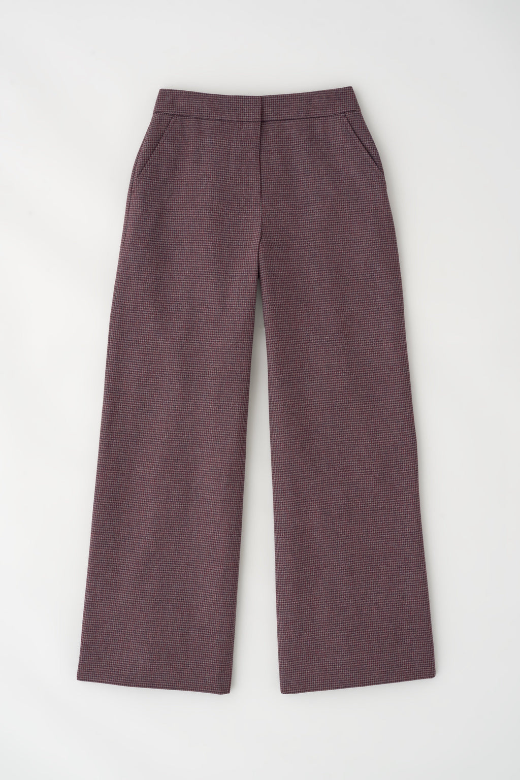 Nuba Wool Trouser in Houndstooth 417