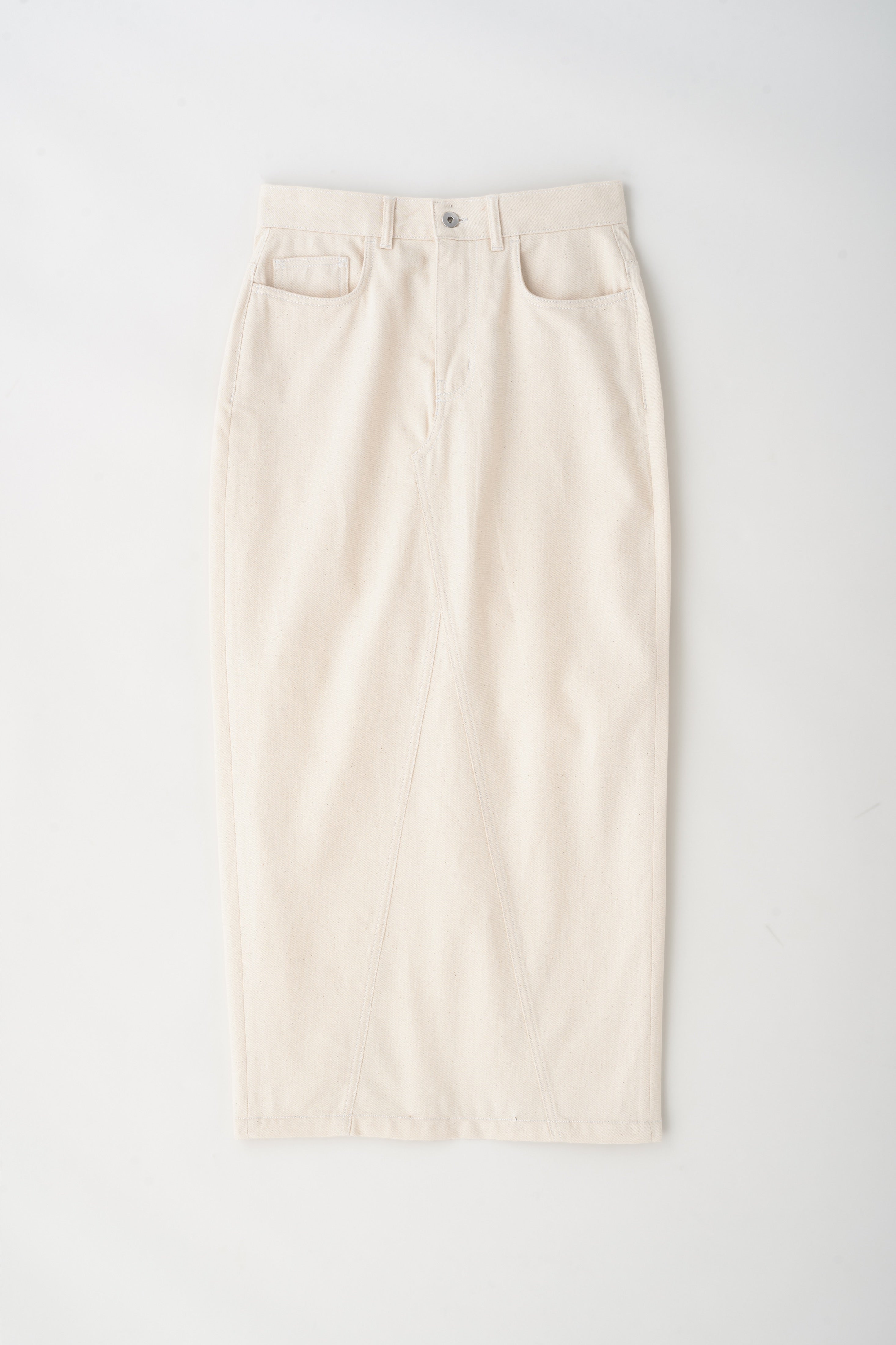 Lily Denim Skirt in Natural