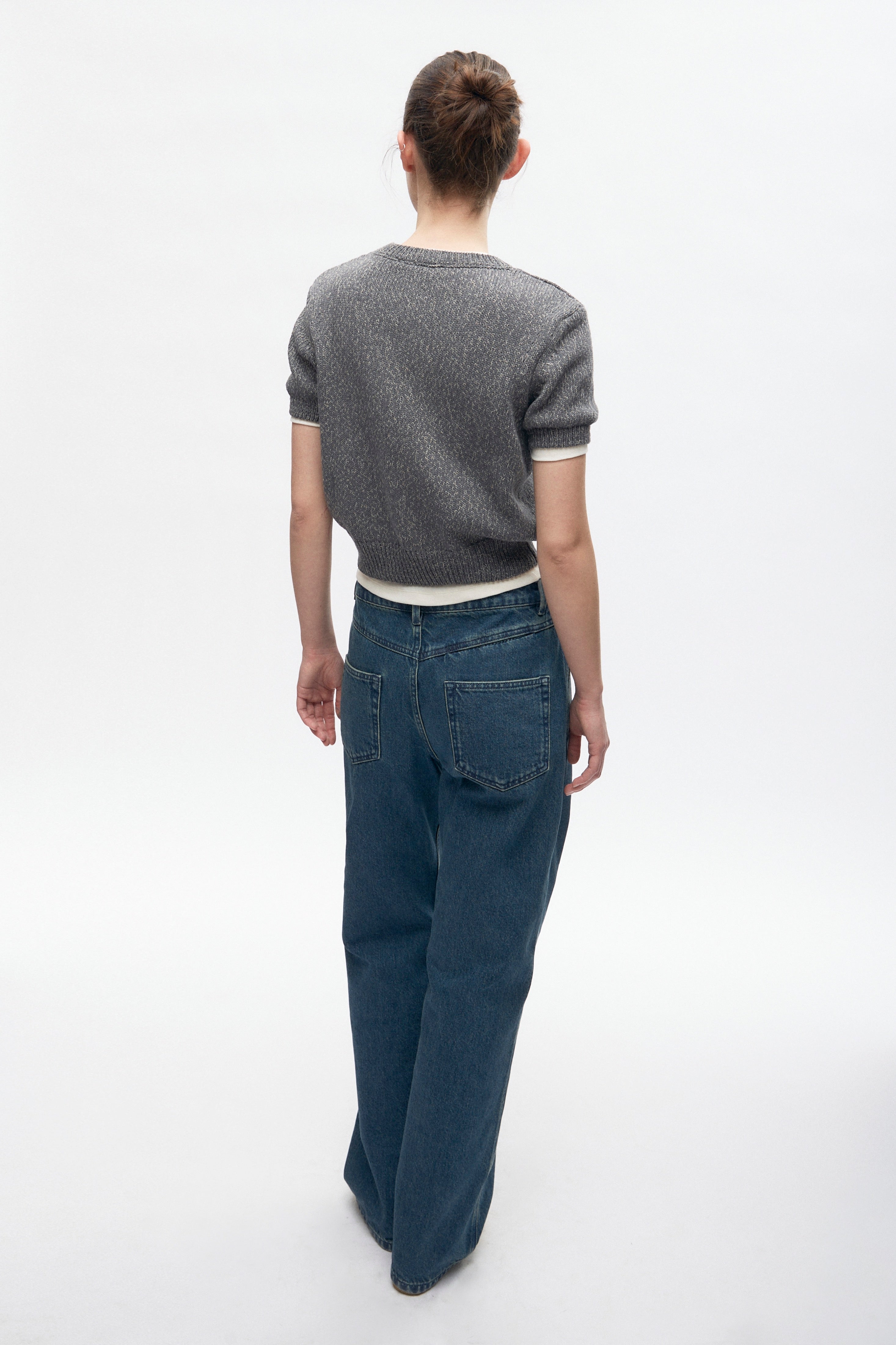 Women's Orman Knit Crew in Dark Dusk Mix