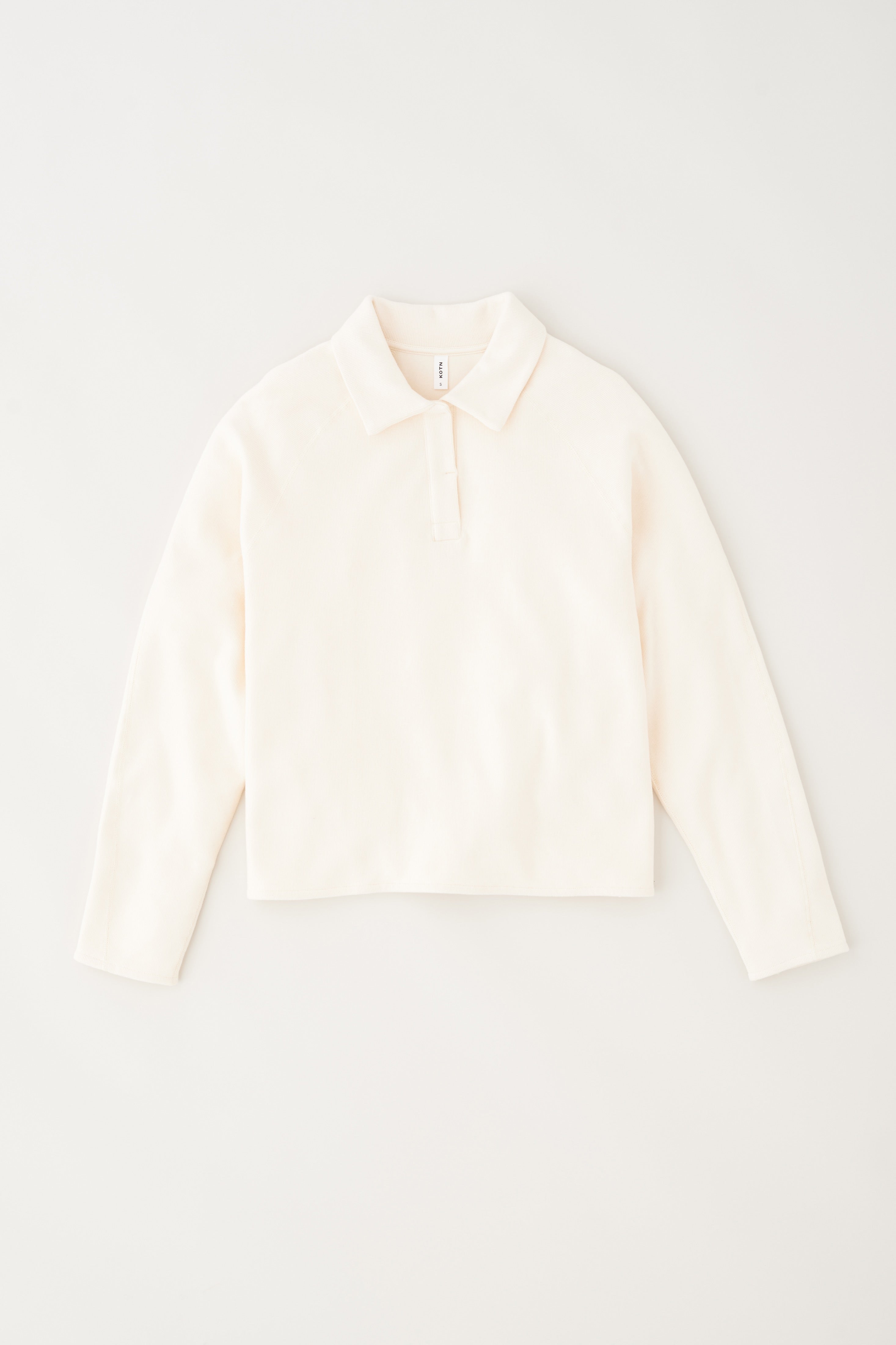 Women's Cozy Polo in Natural