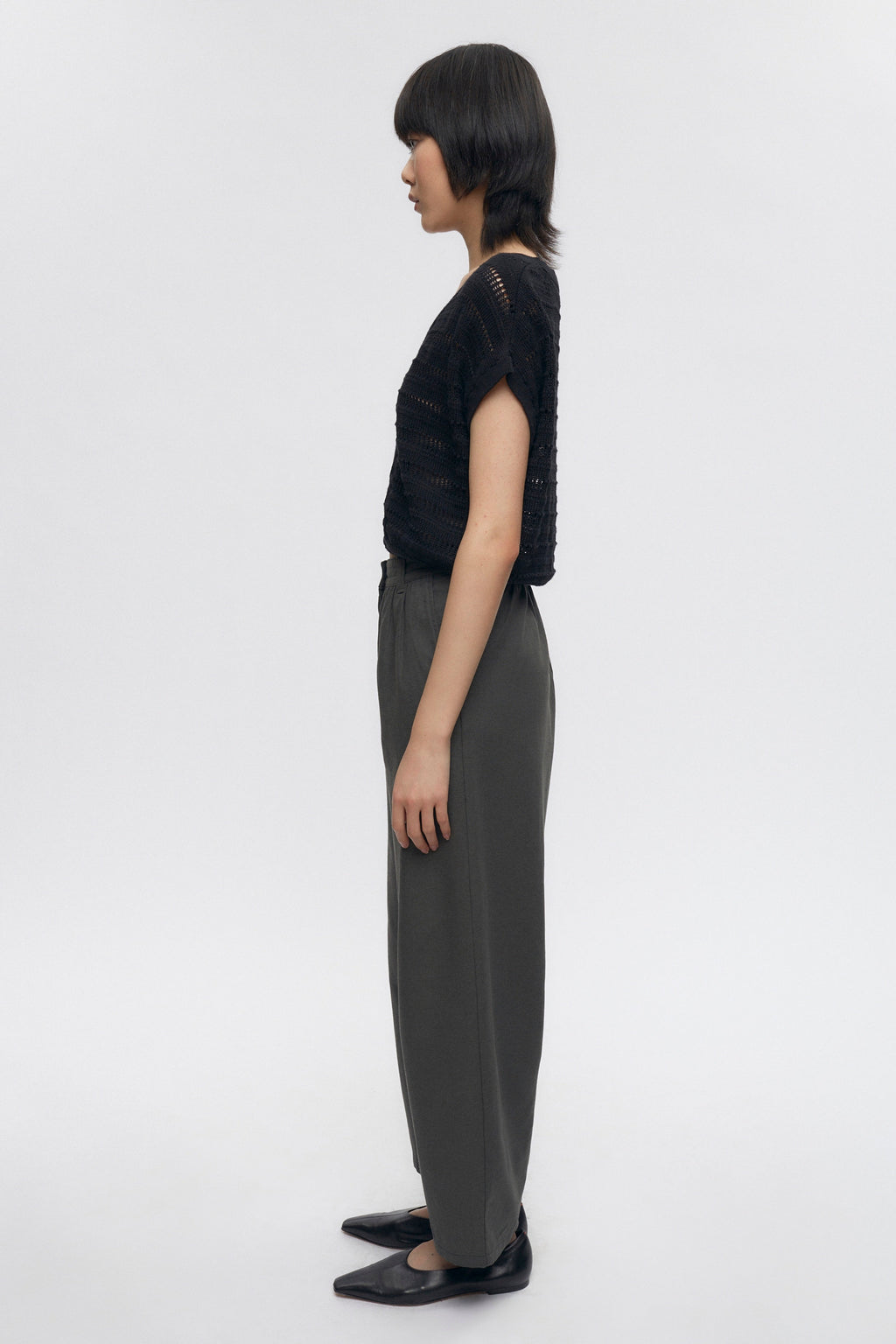 Women's Acacia Knit Vest in Black