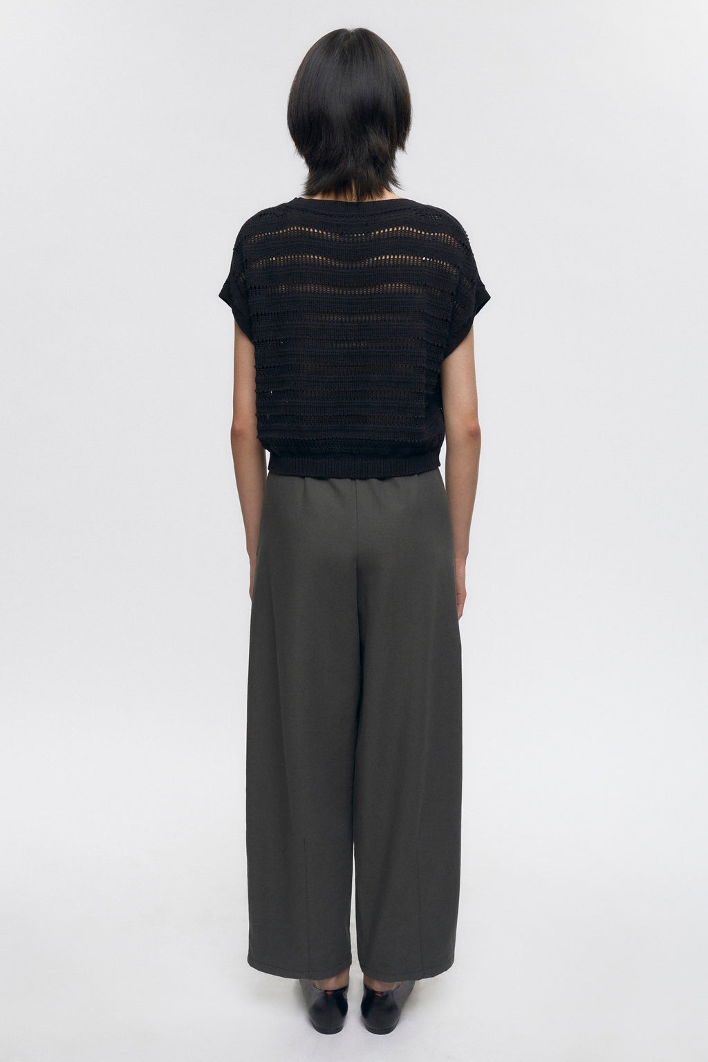 Women's Acacia Knit Vest in Black