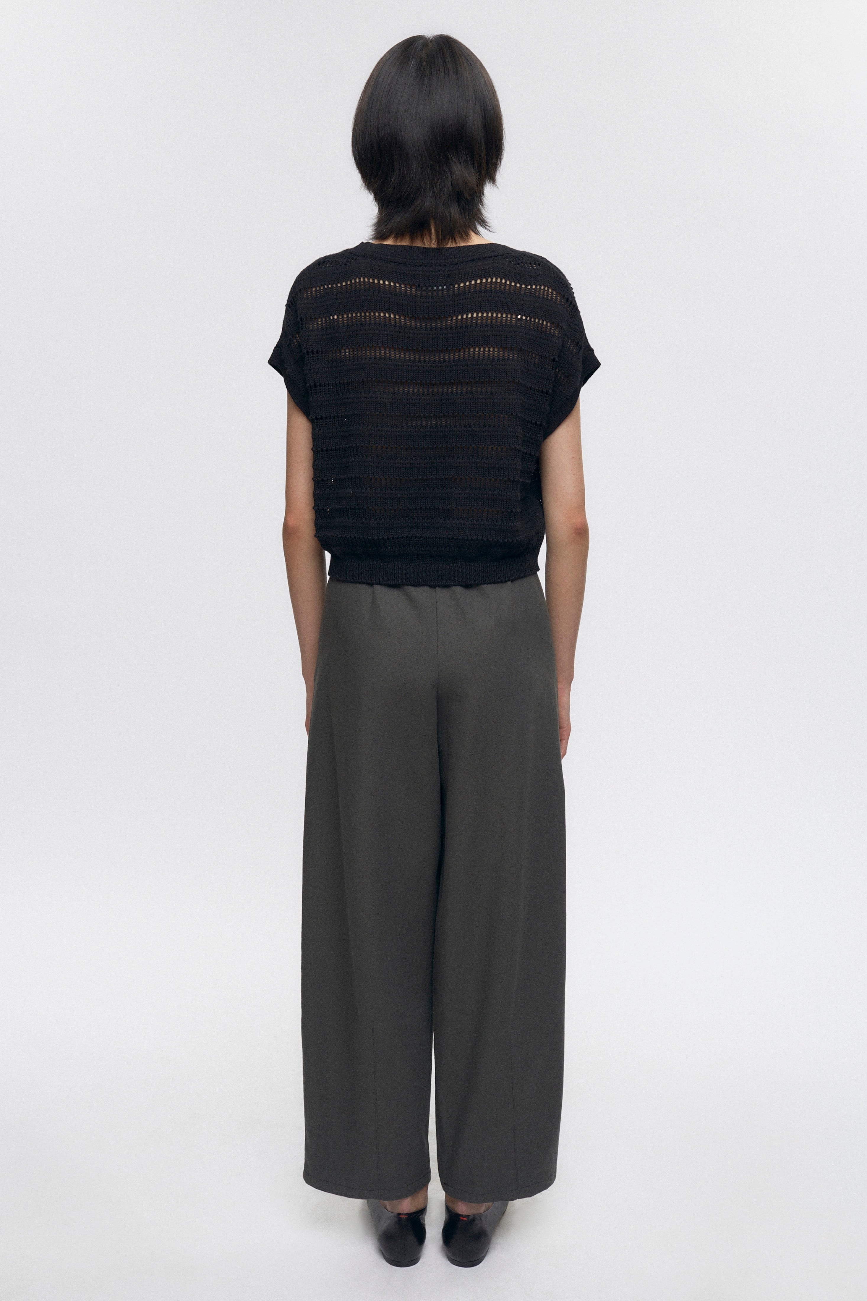 Women's Acacia Knit Vest in Black