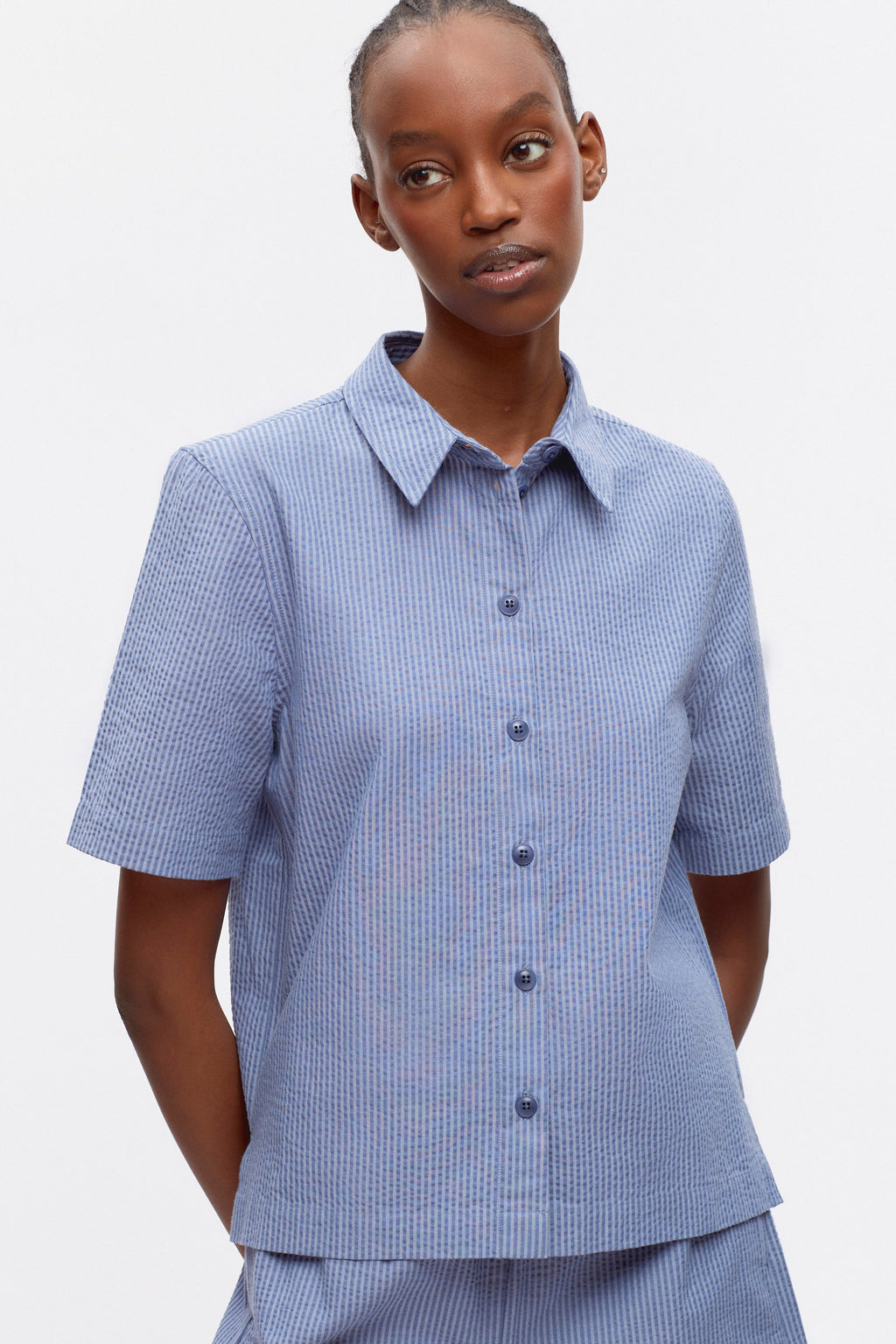 Women's Agaza Shirt in Mirage Stripe