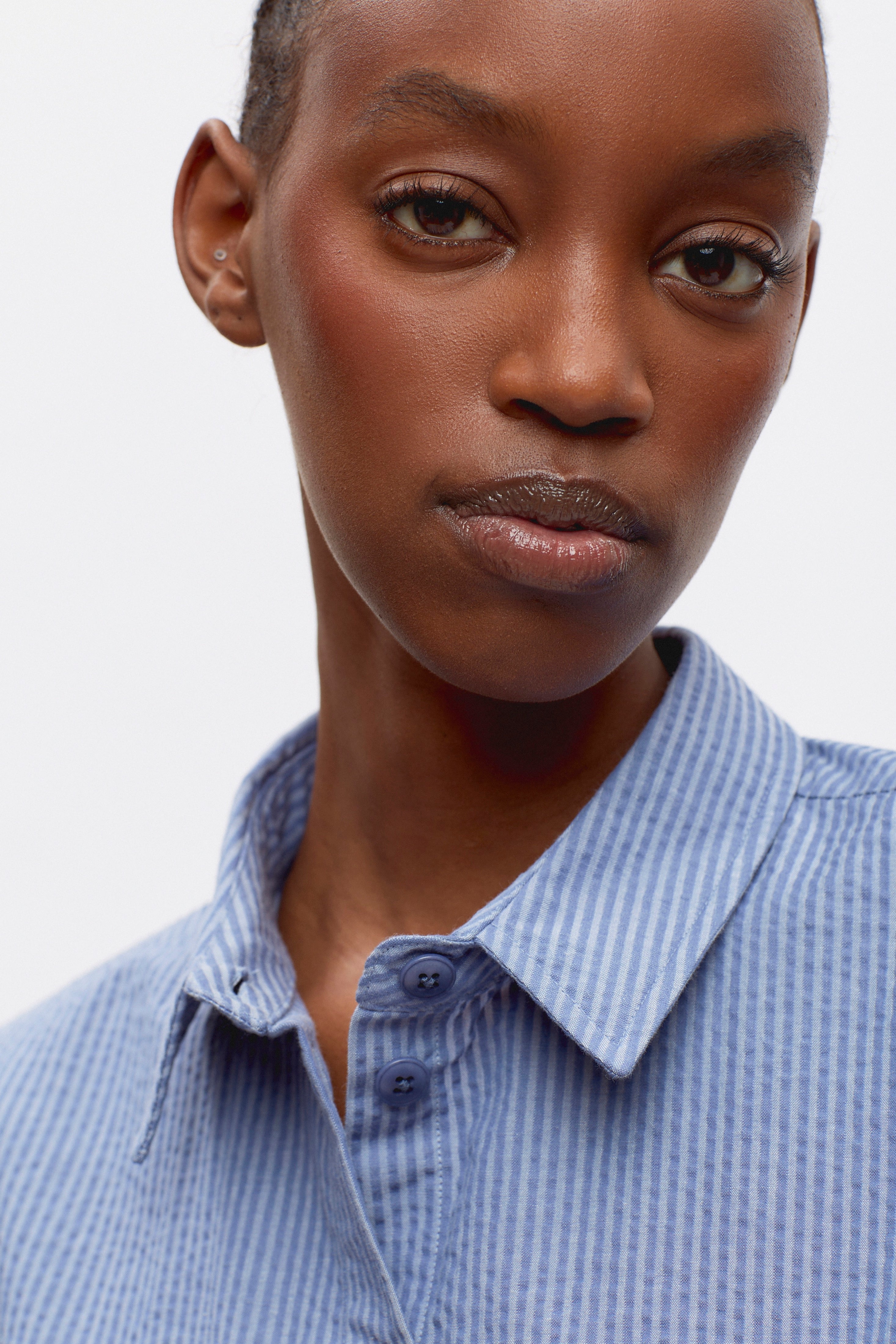 Women's Agaza Shirt in Mirage Stripe